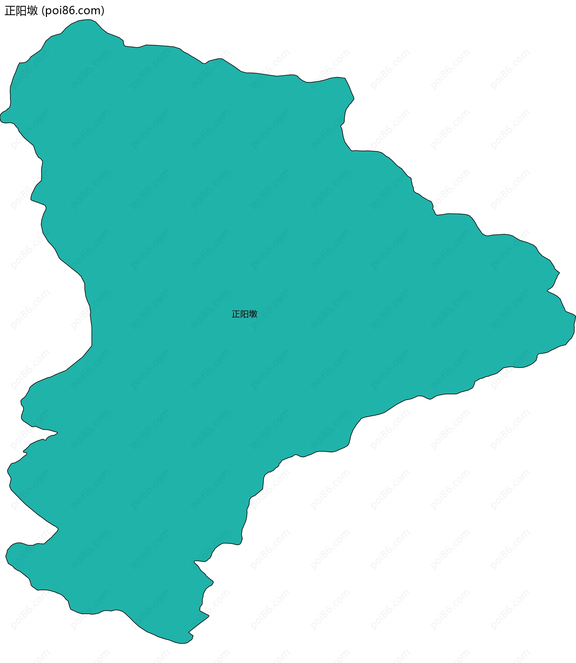 正阳墩边界地图