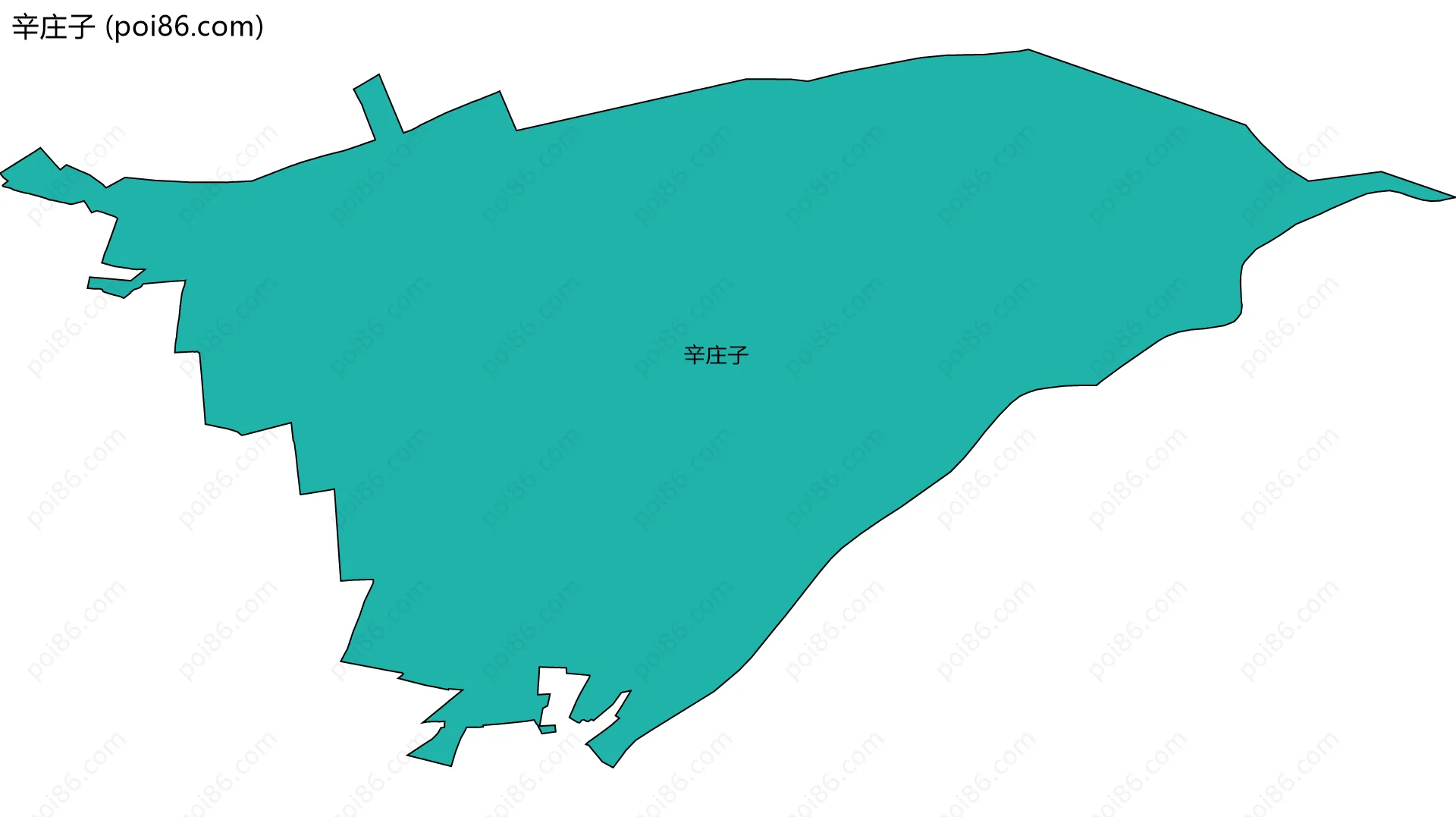 辛庄子边界地图