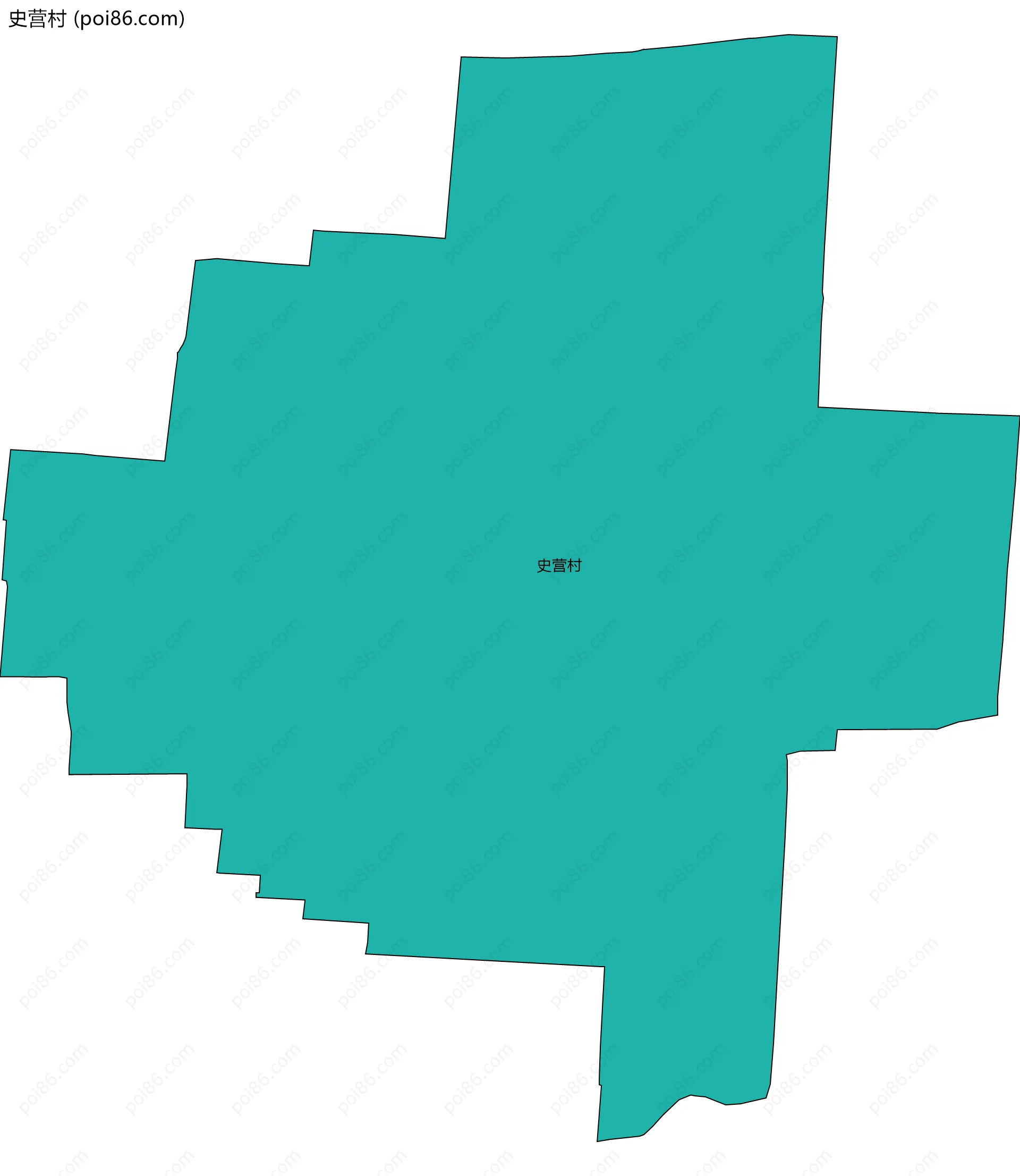 史营村边界地图