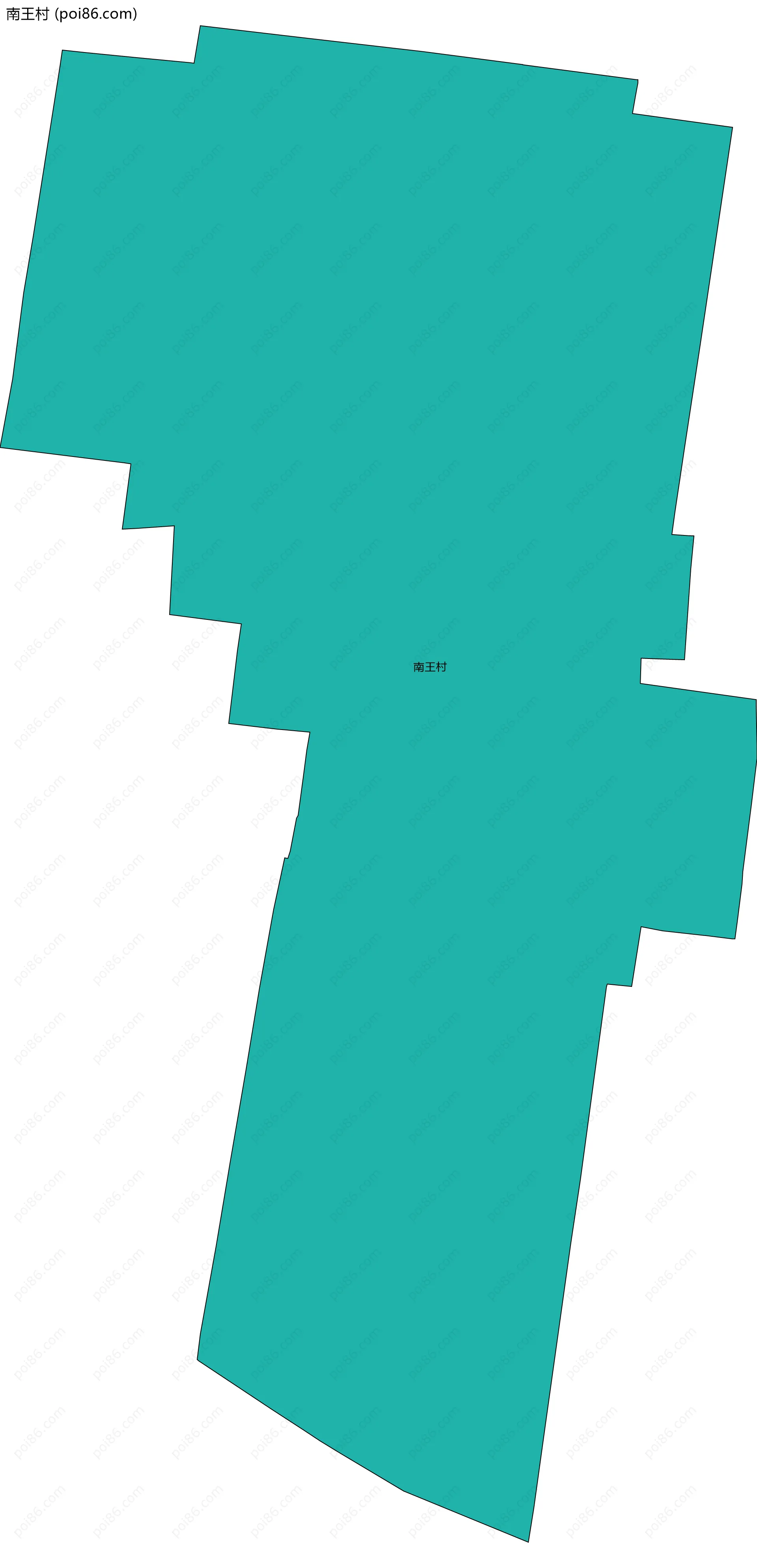 南王村边界地图