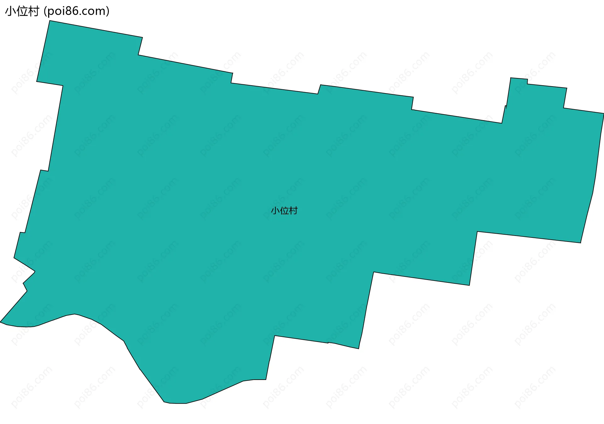 小位村边界地图