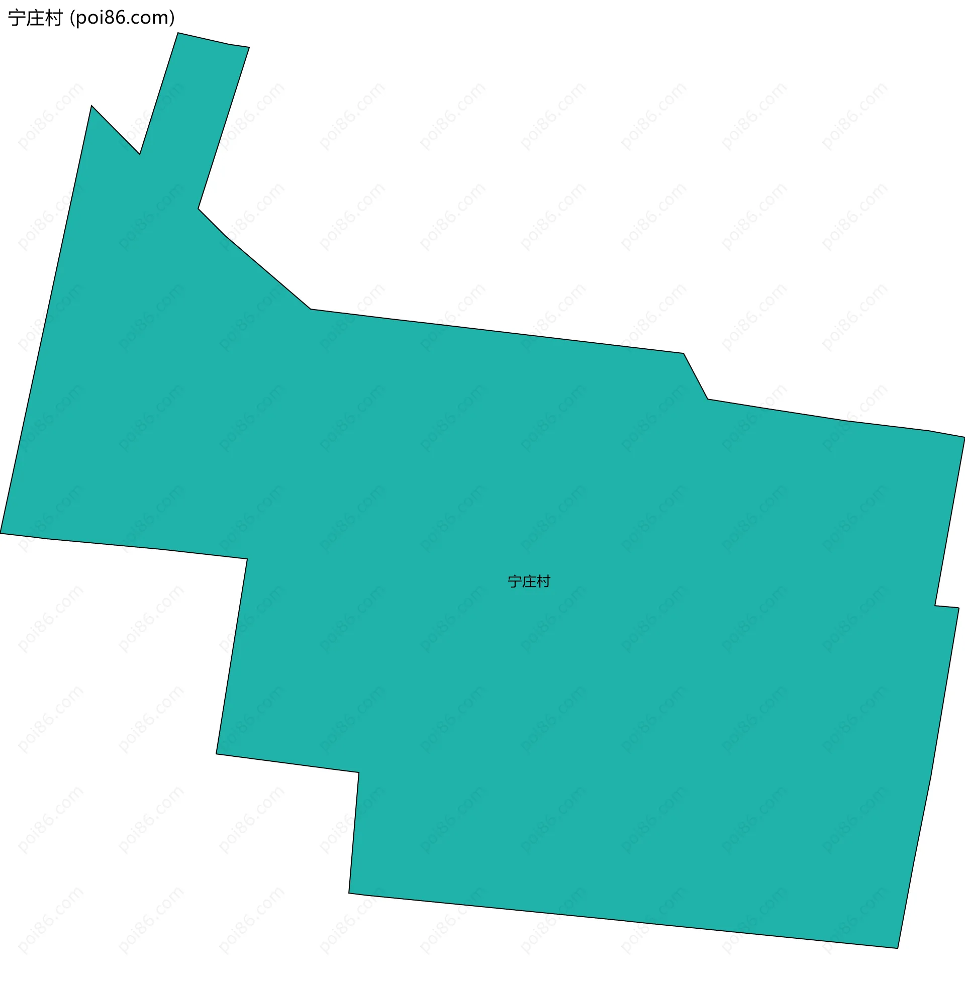 宁庄村边界地图