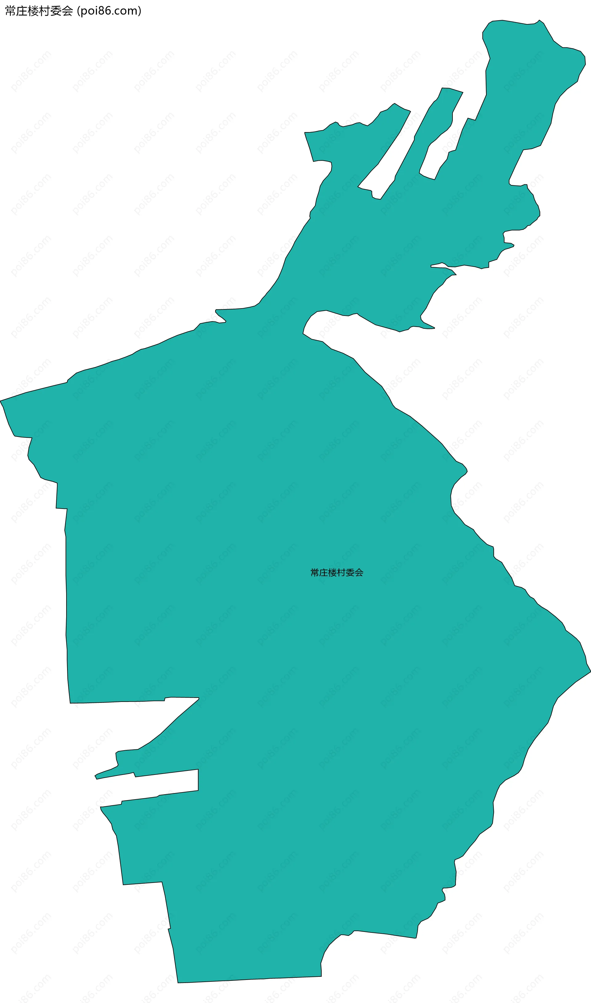 常庄楼村委会边界地图