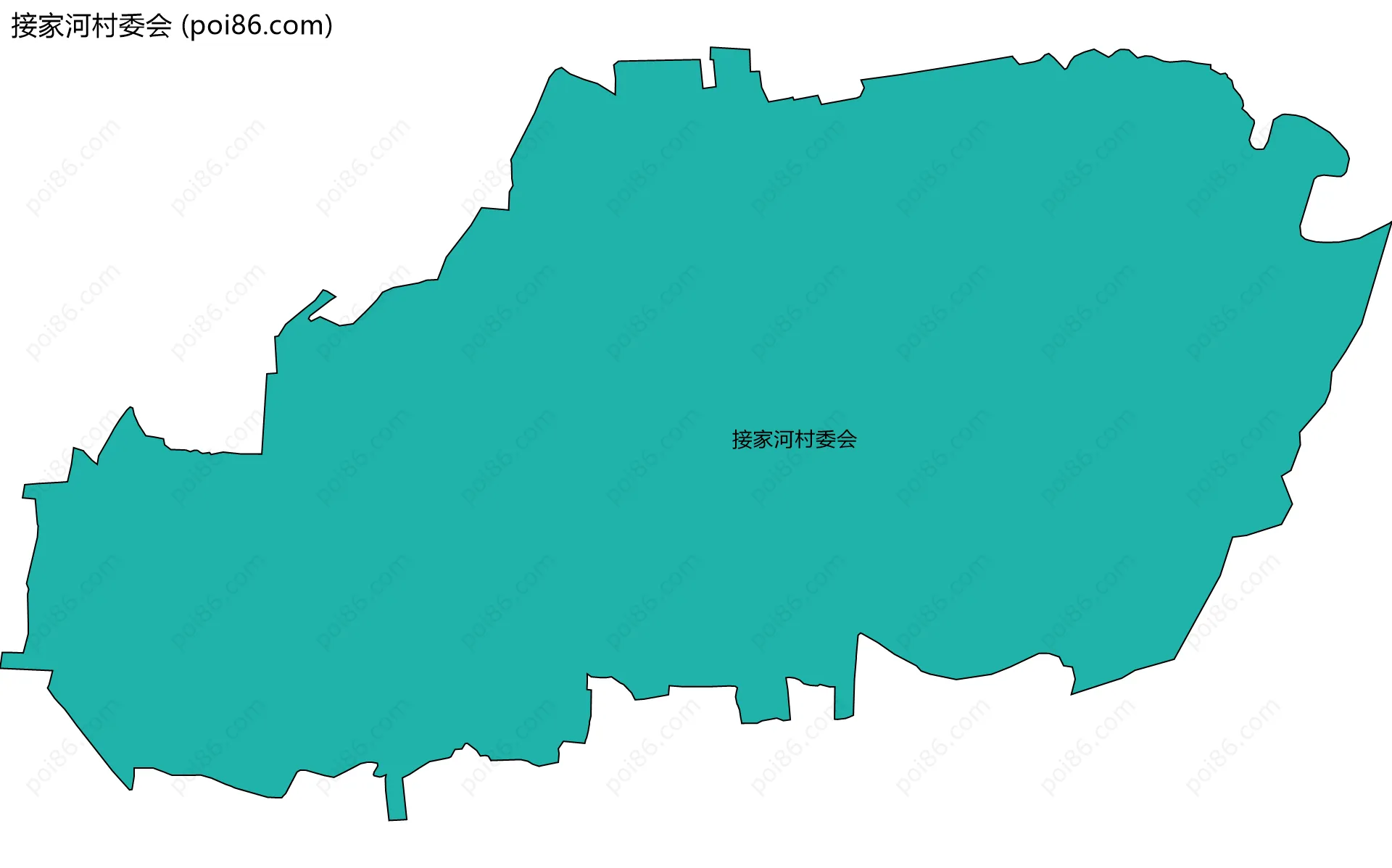 接家河村委会边界地图