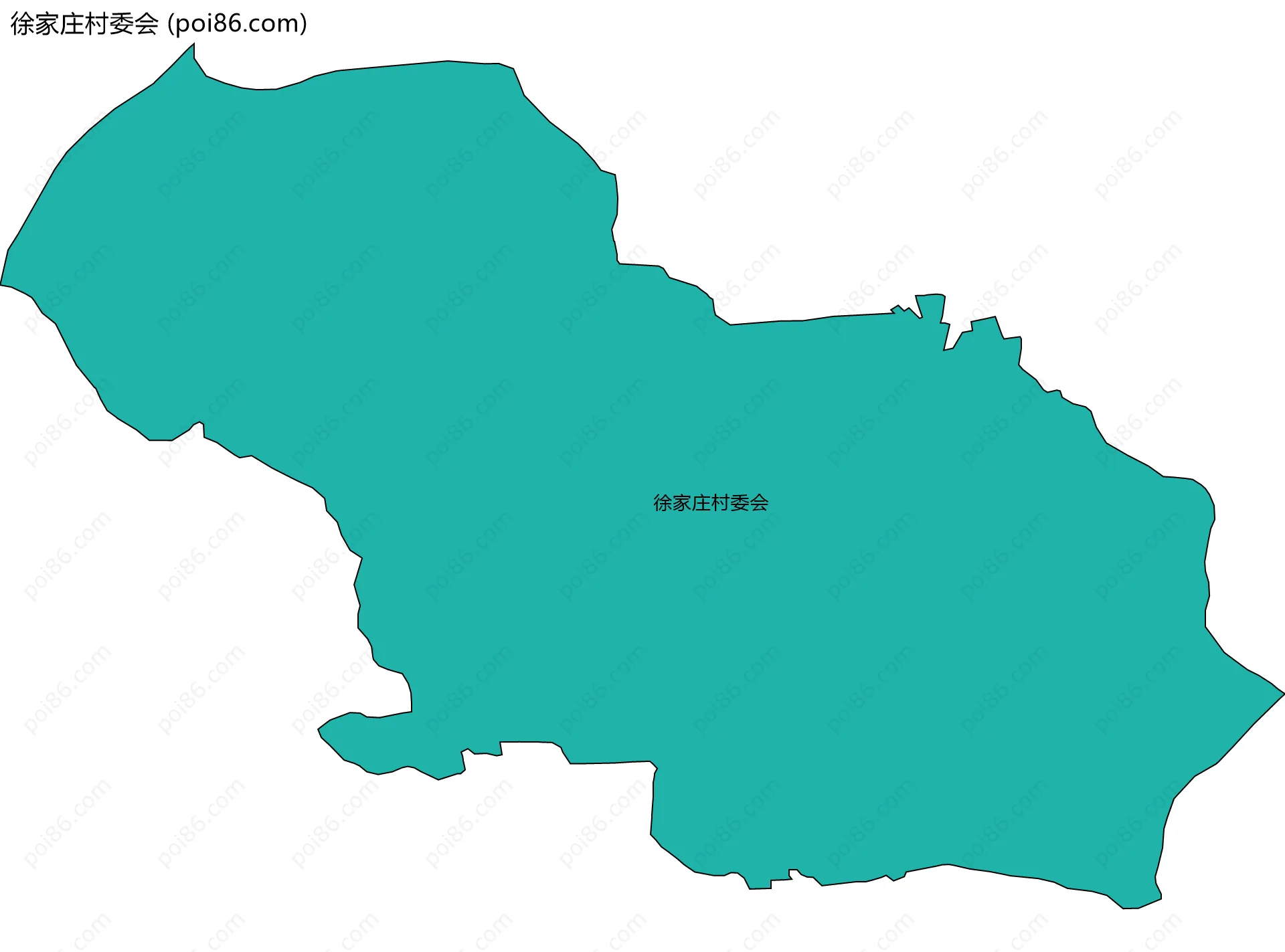 徐家庄村委会边界地图