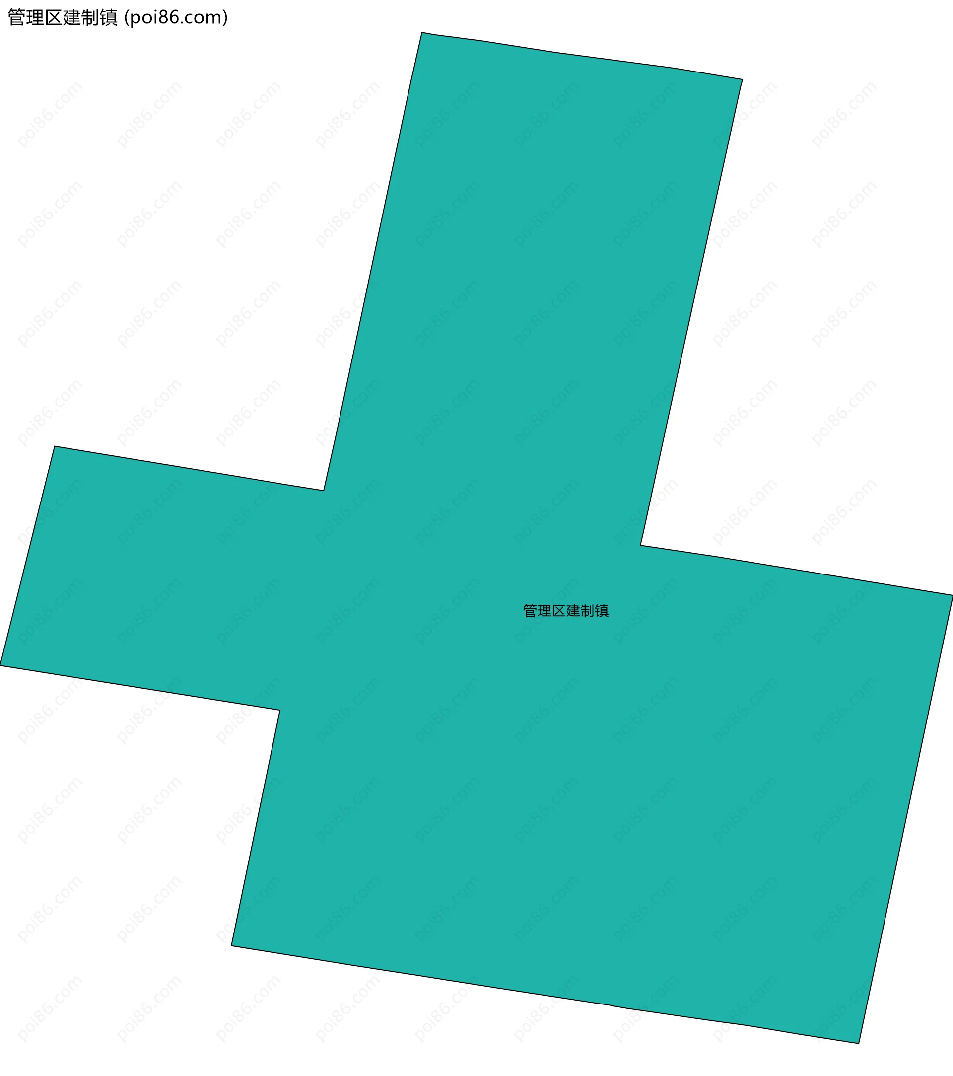 管理区建制镇边界地图