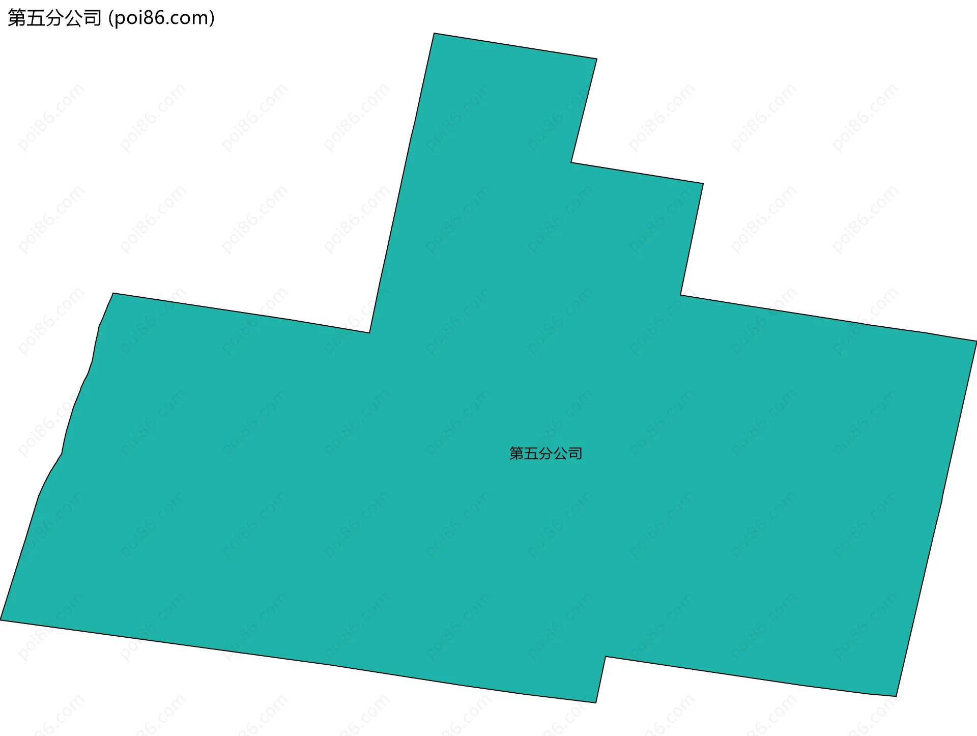 第五分公司边界地图