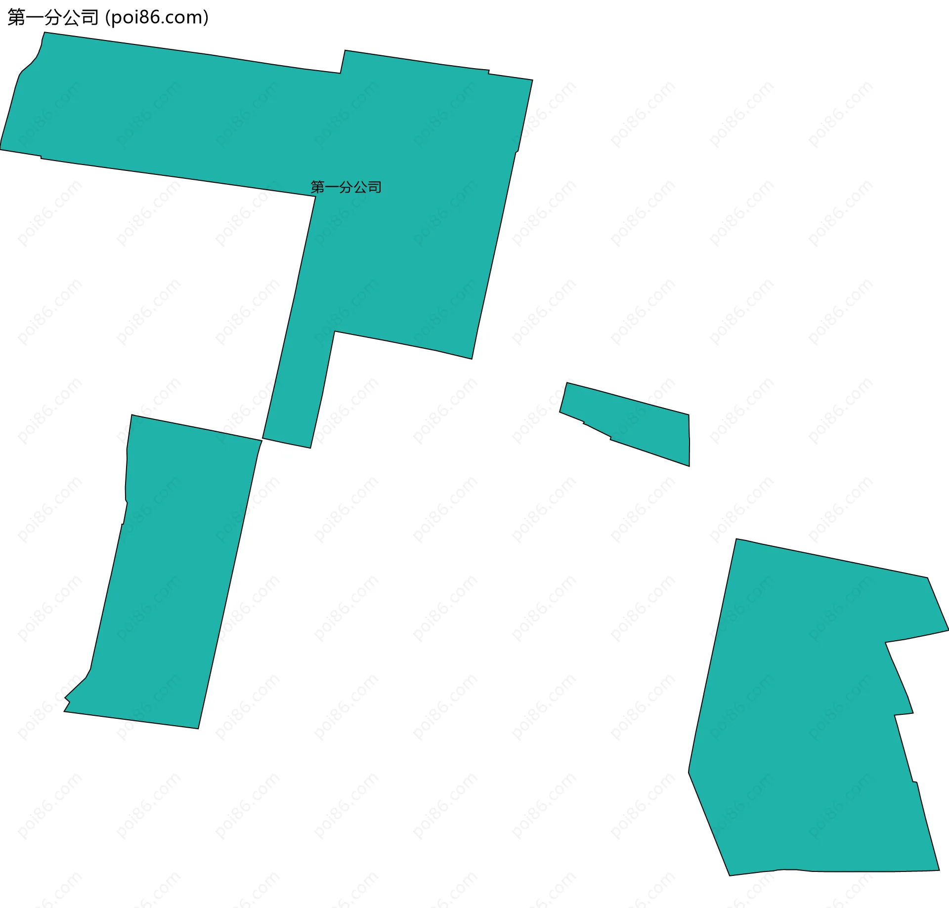第一分公司边界地图