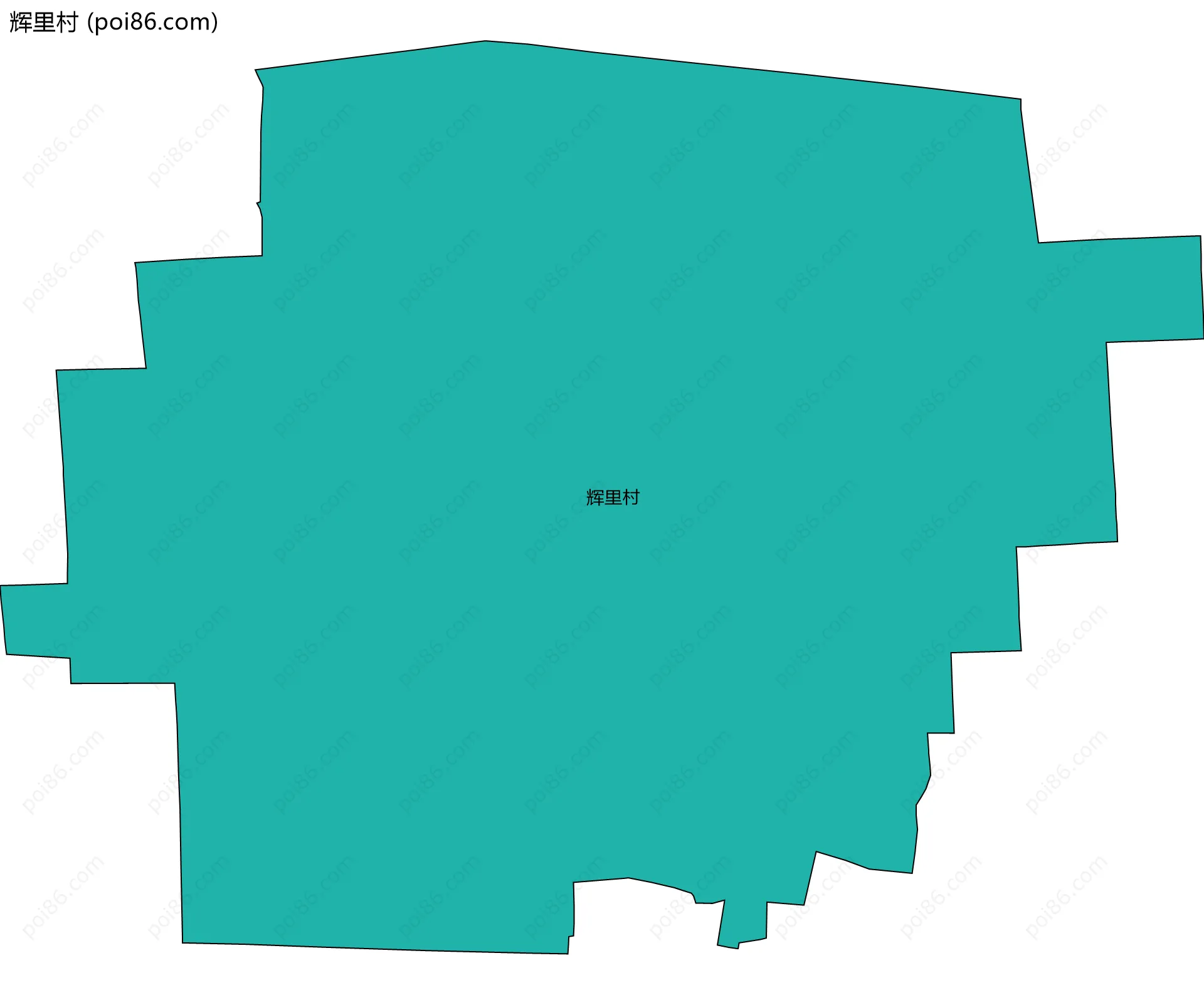 辉里村边界地图