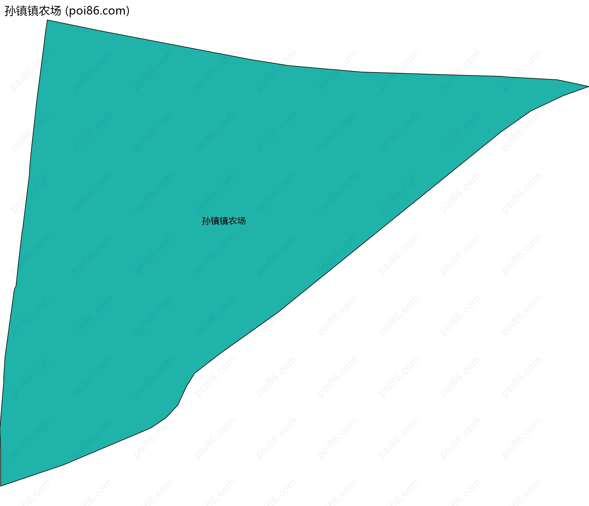 孙镇镇农场边界地图