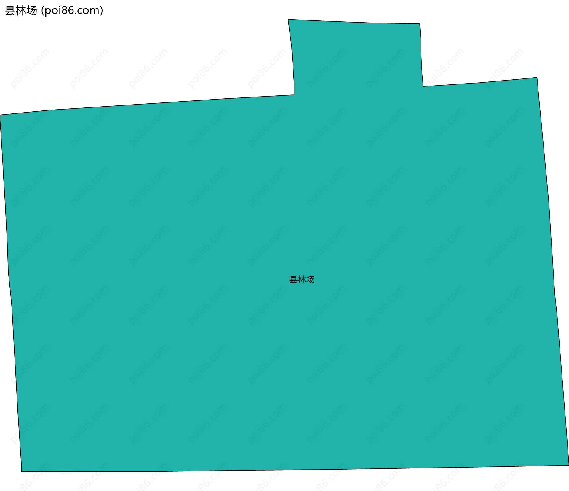 县林场边界地图