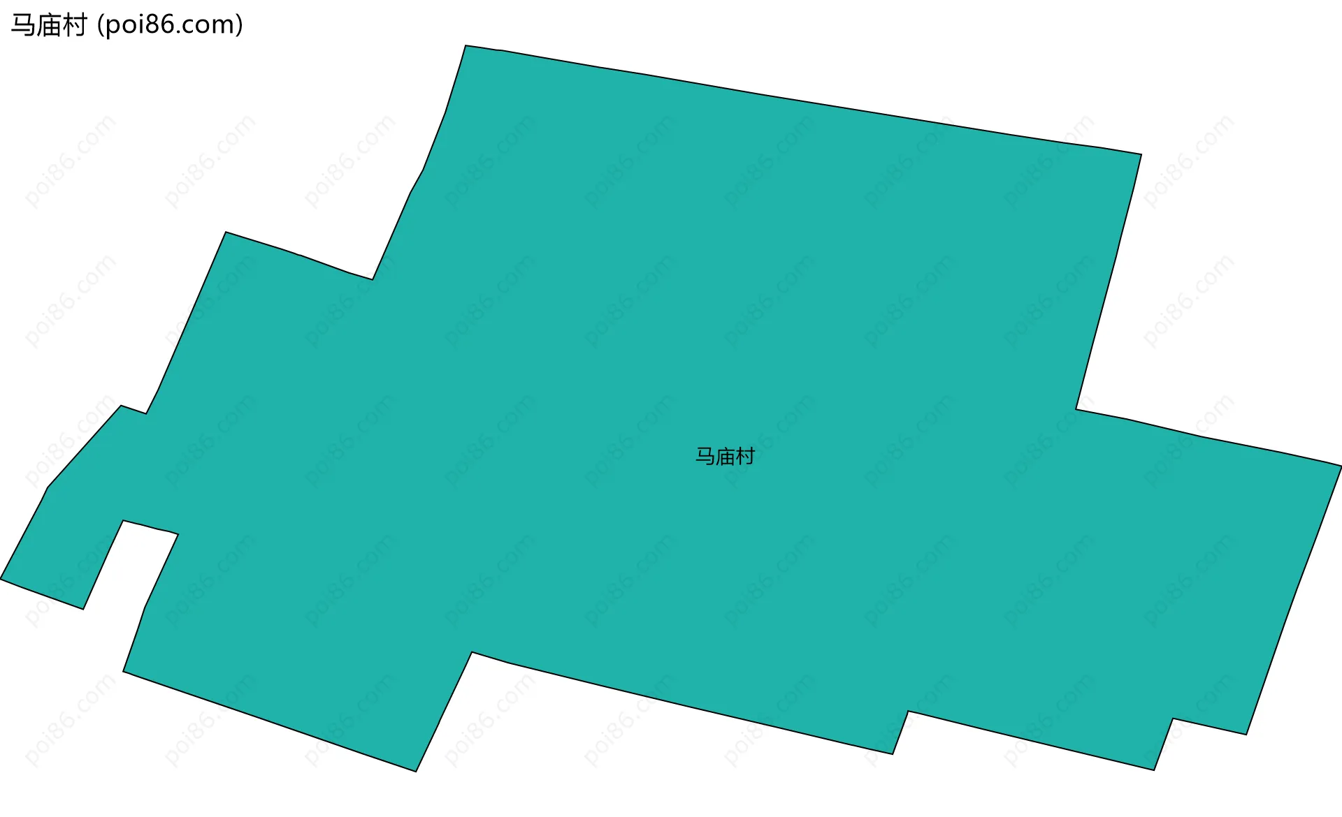 马庙村边界地图