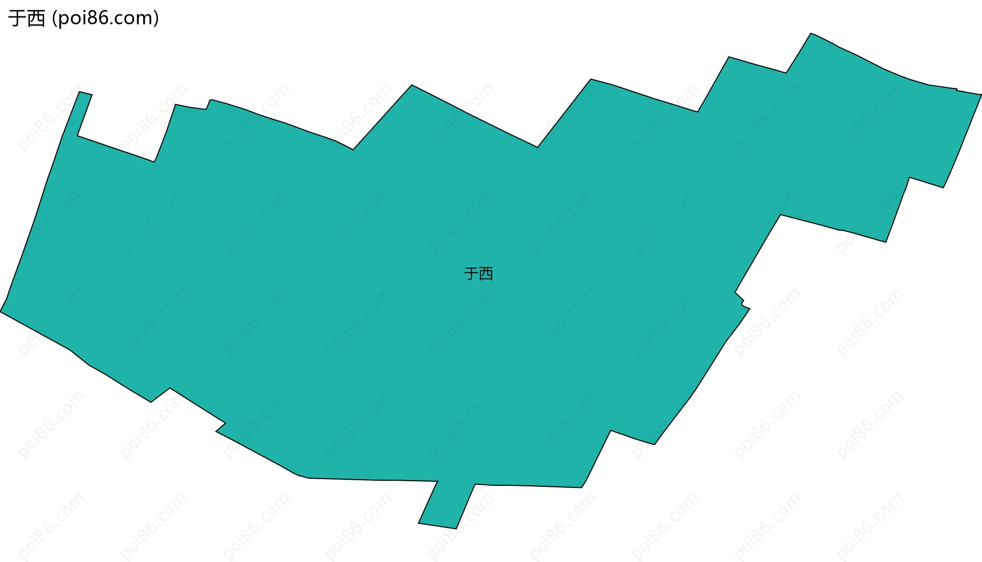 于西边界地图