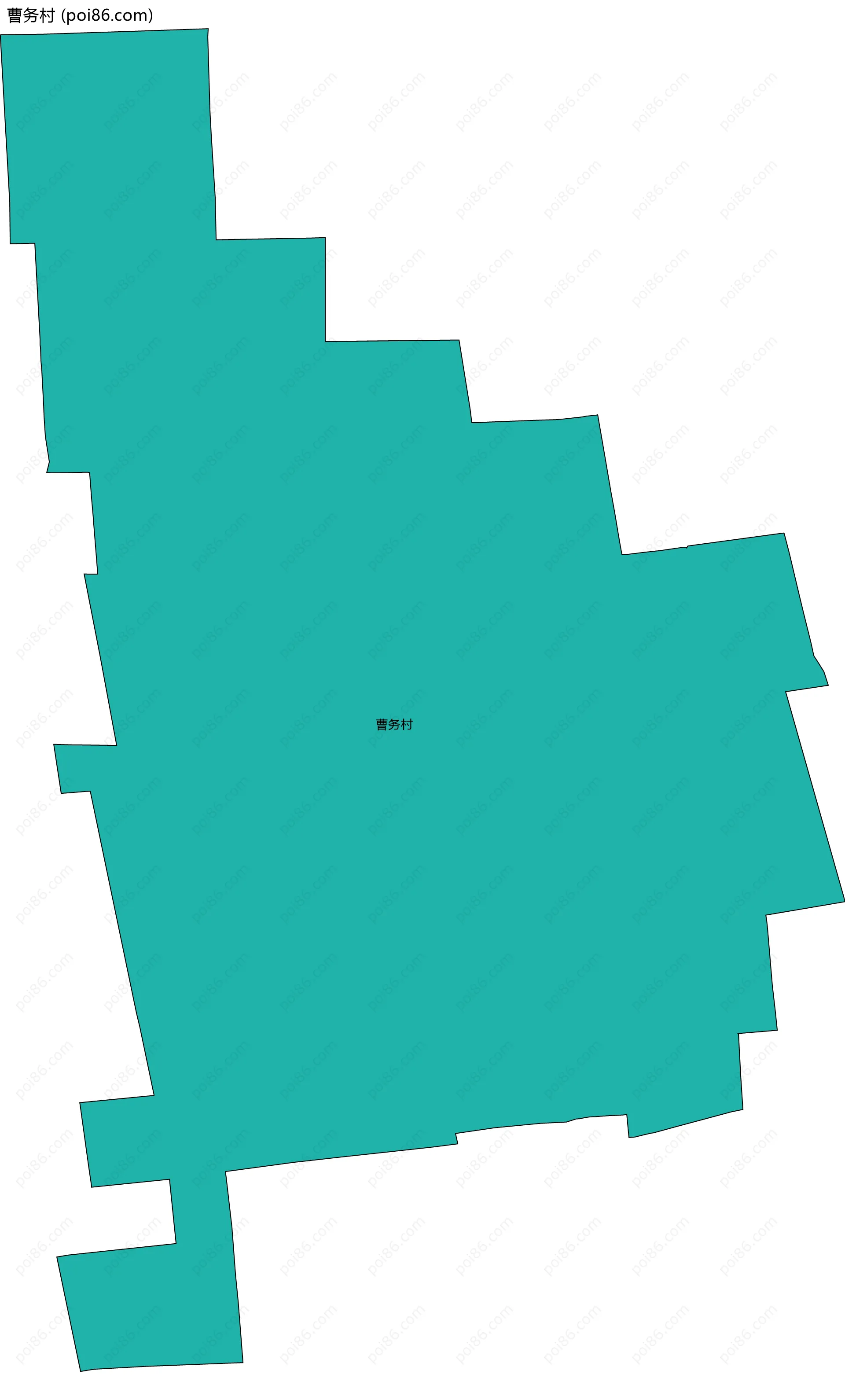 曹务村边界地图