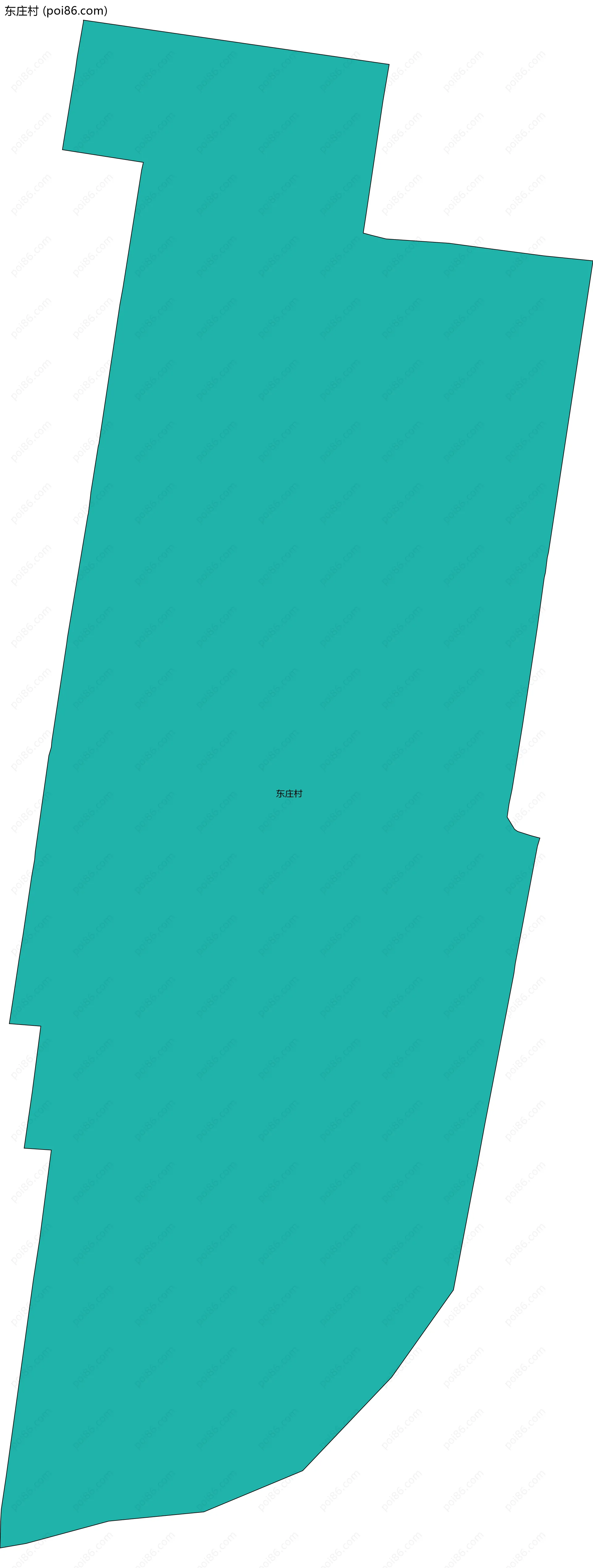 东庄村边界地图