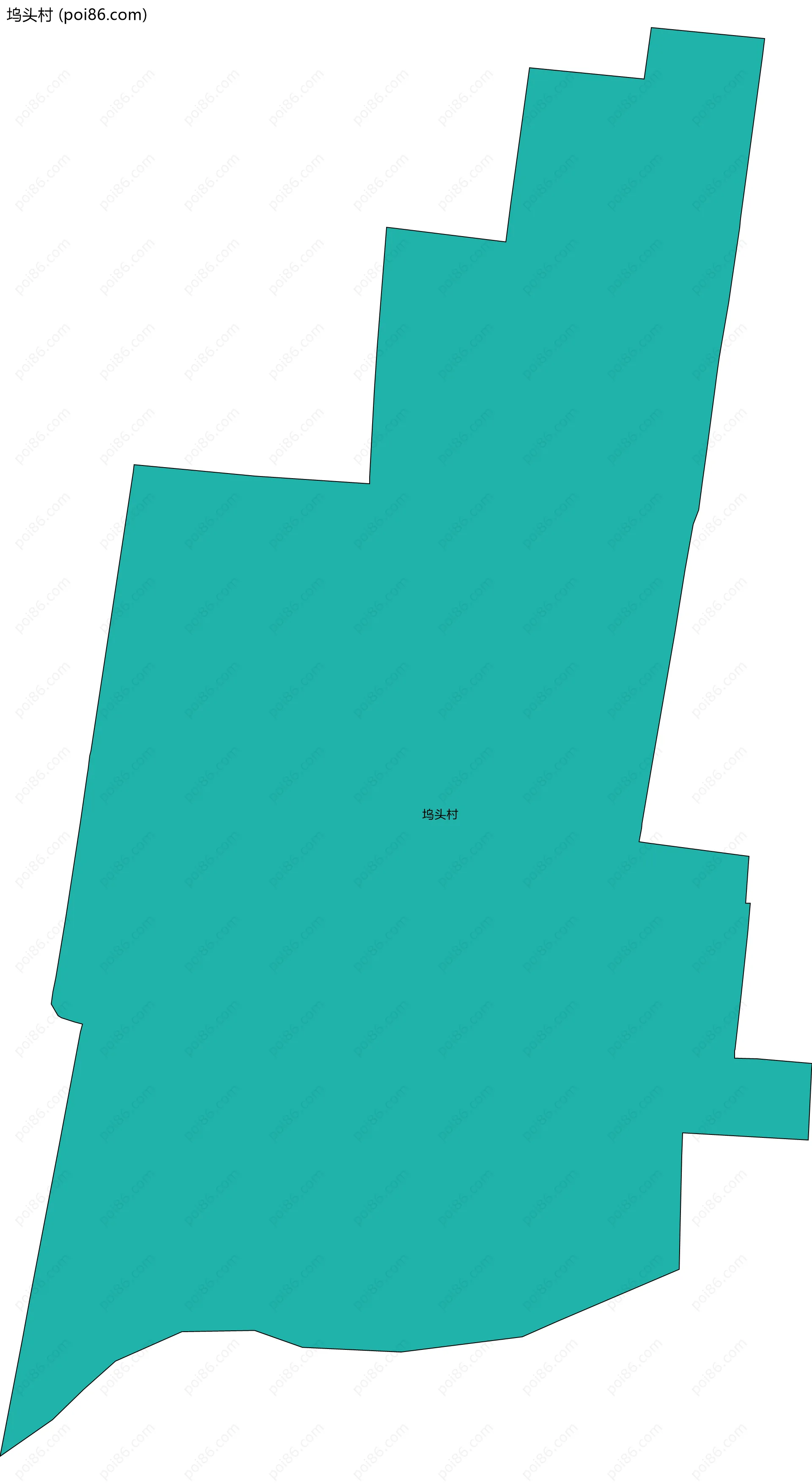 坞头村边界地图