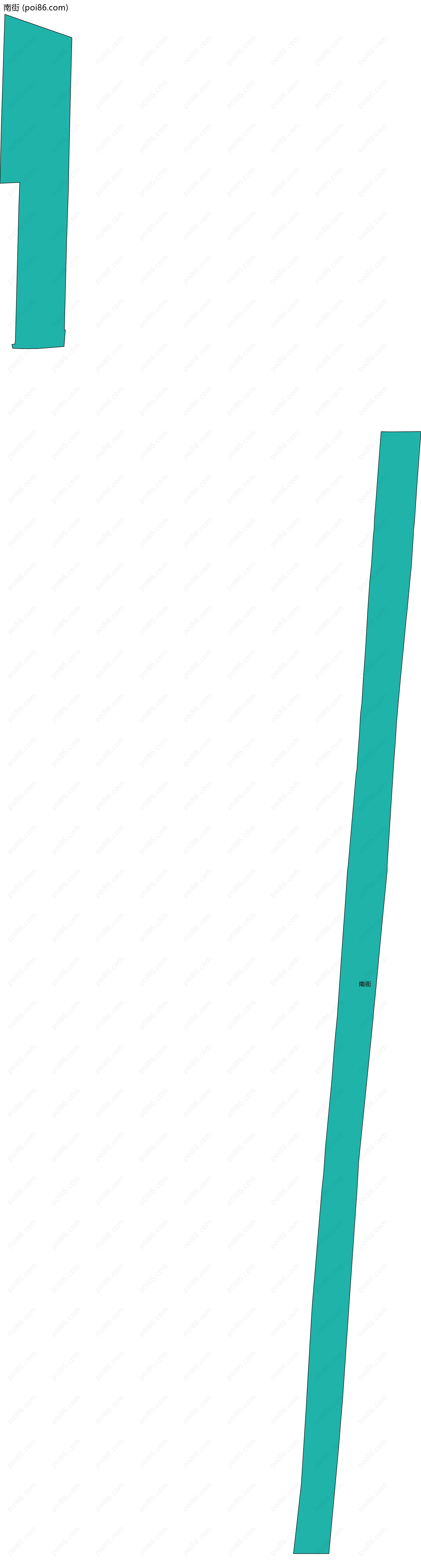 南街边界地图