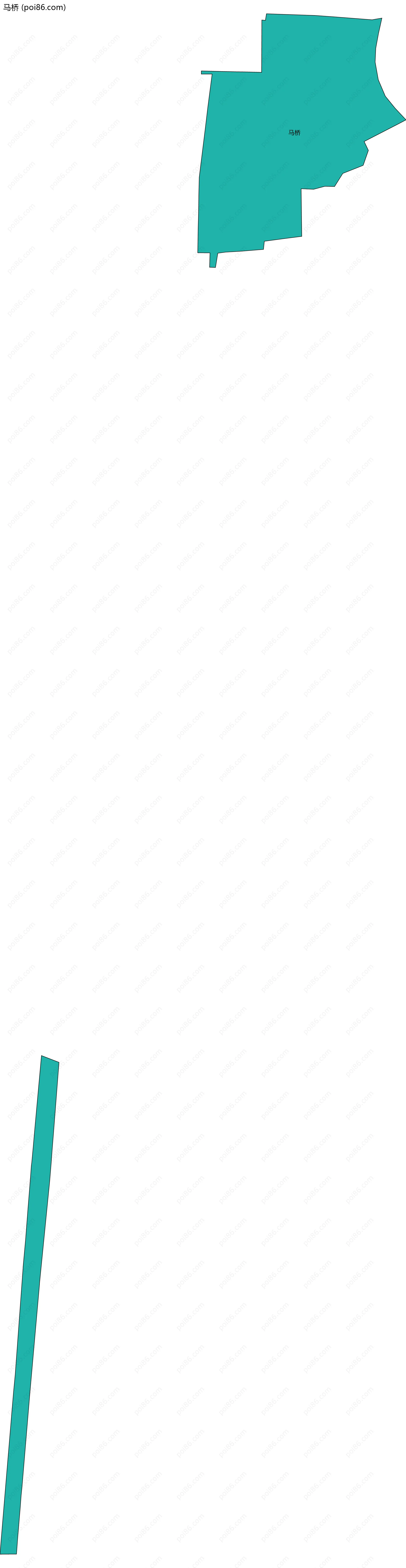 马桥边界地图