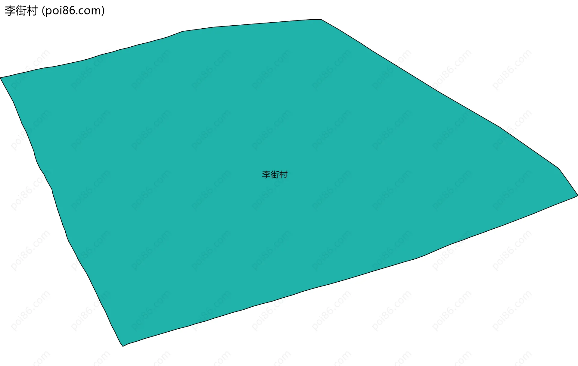 李街村边界地图