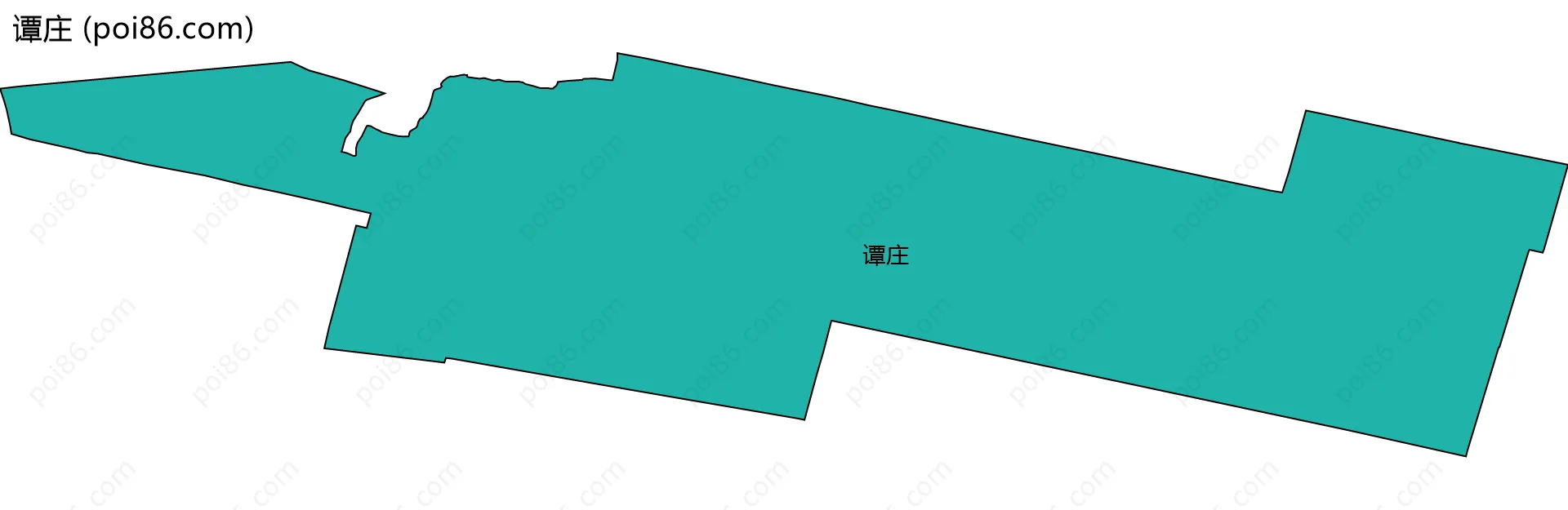 谭庄边界地图