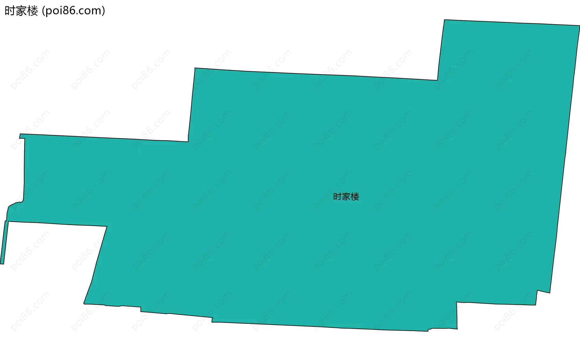 时家楼边界地图