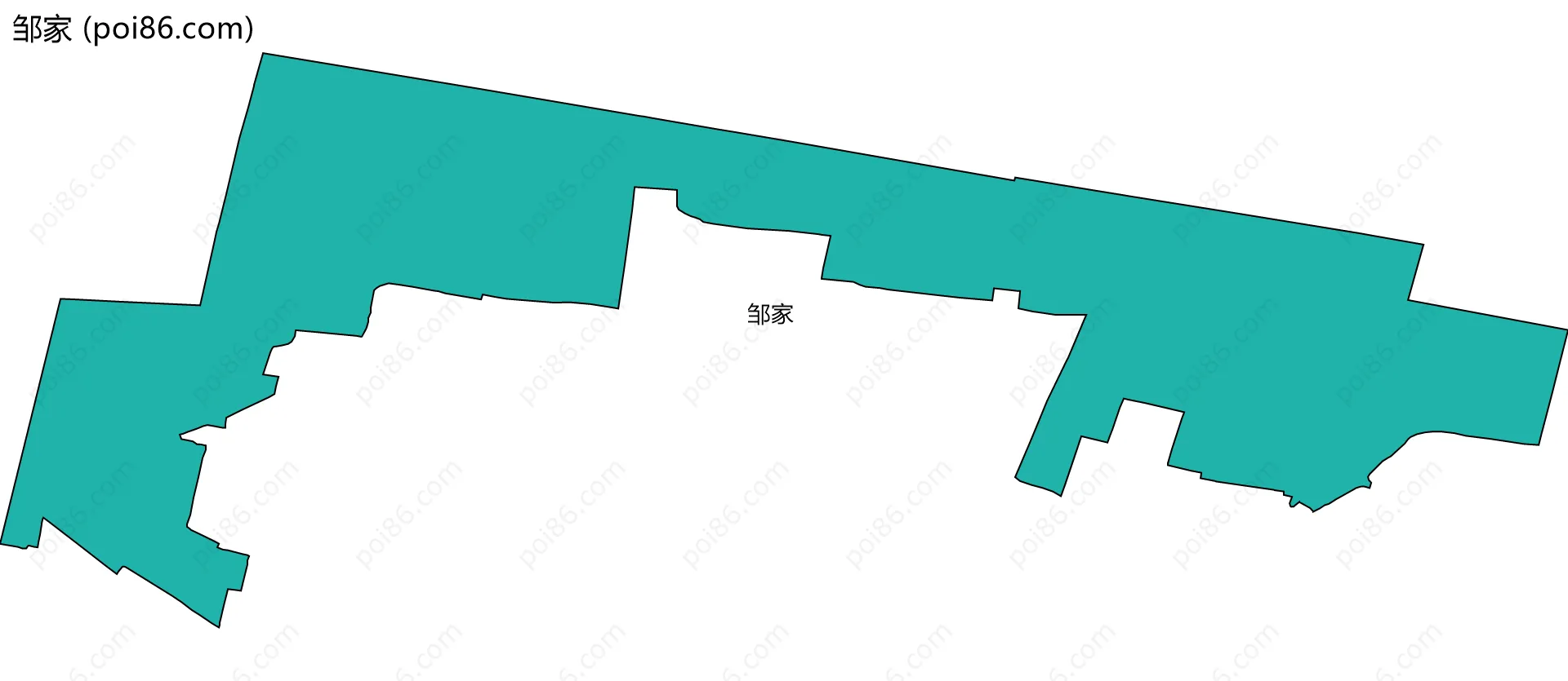 邹家边界地图