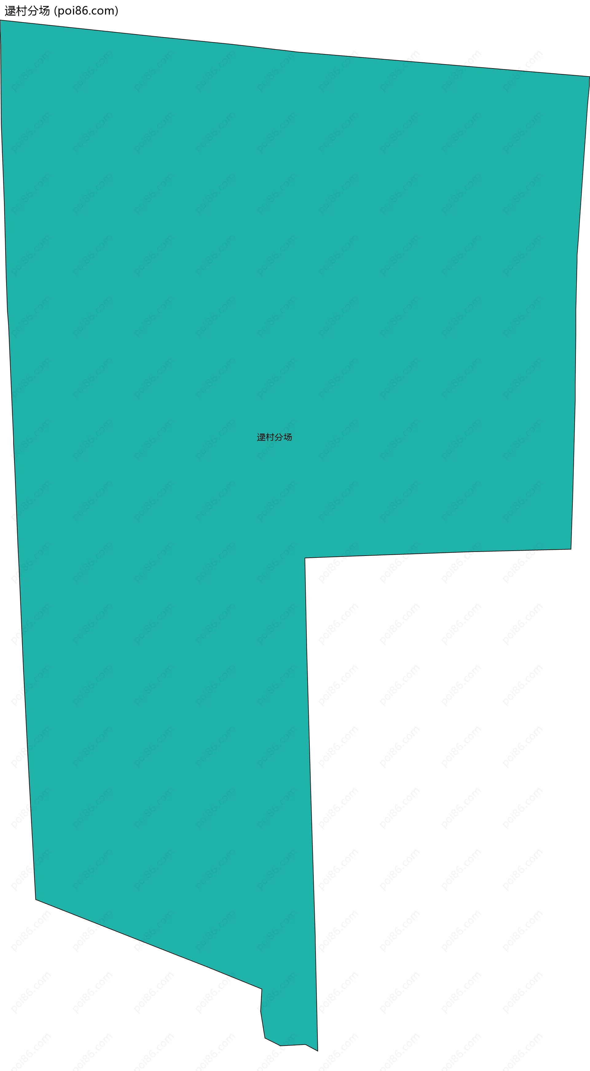 逯村分场边界地图