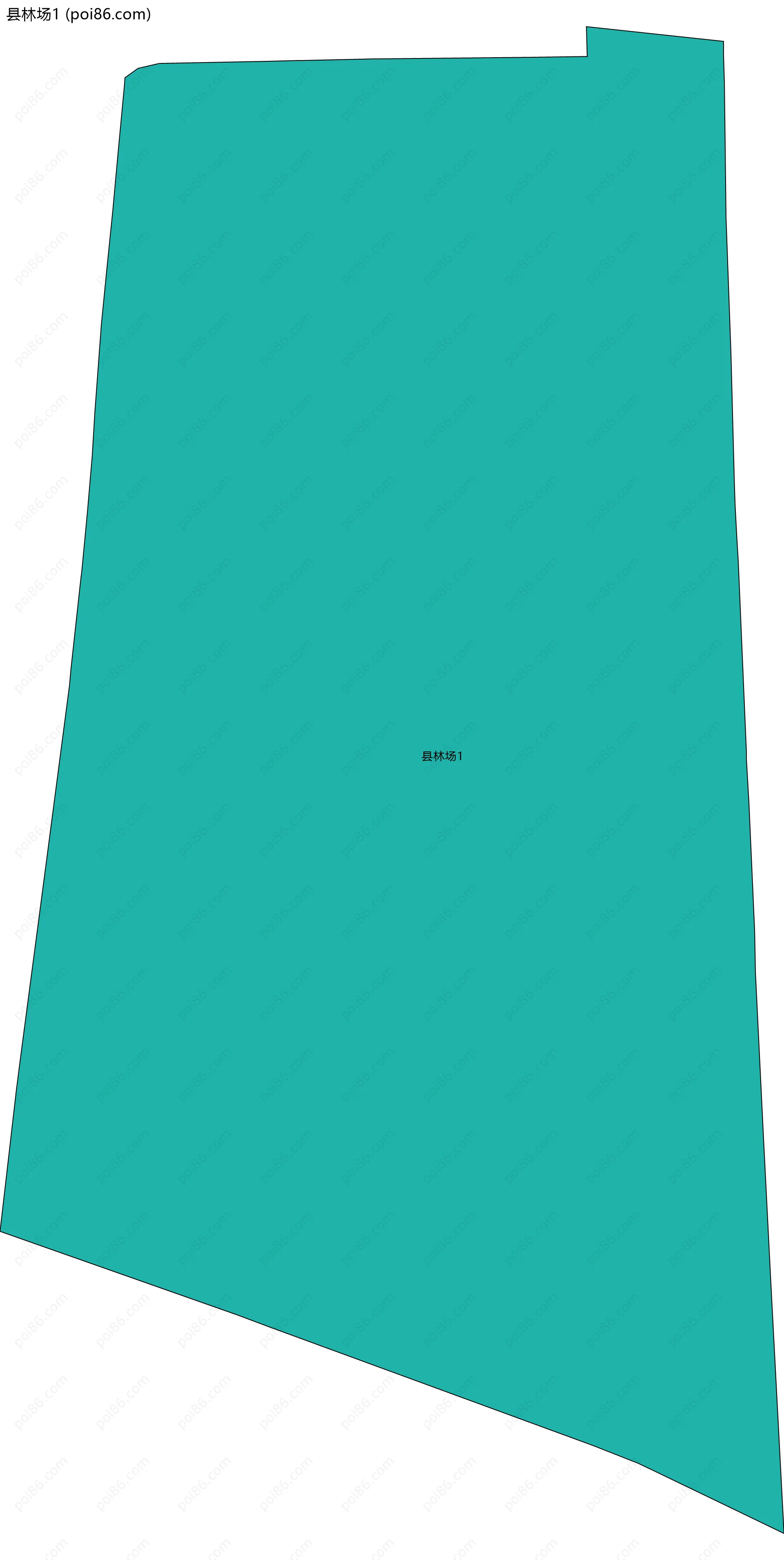 县林场1边界地图