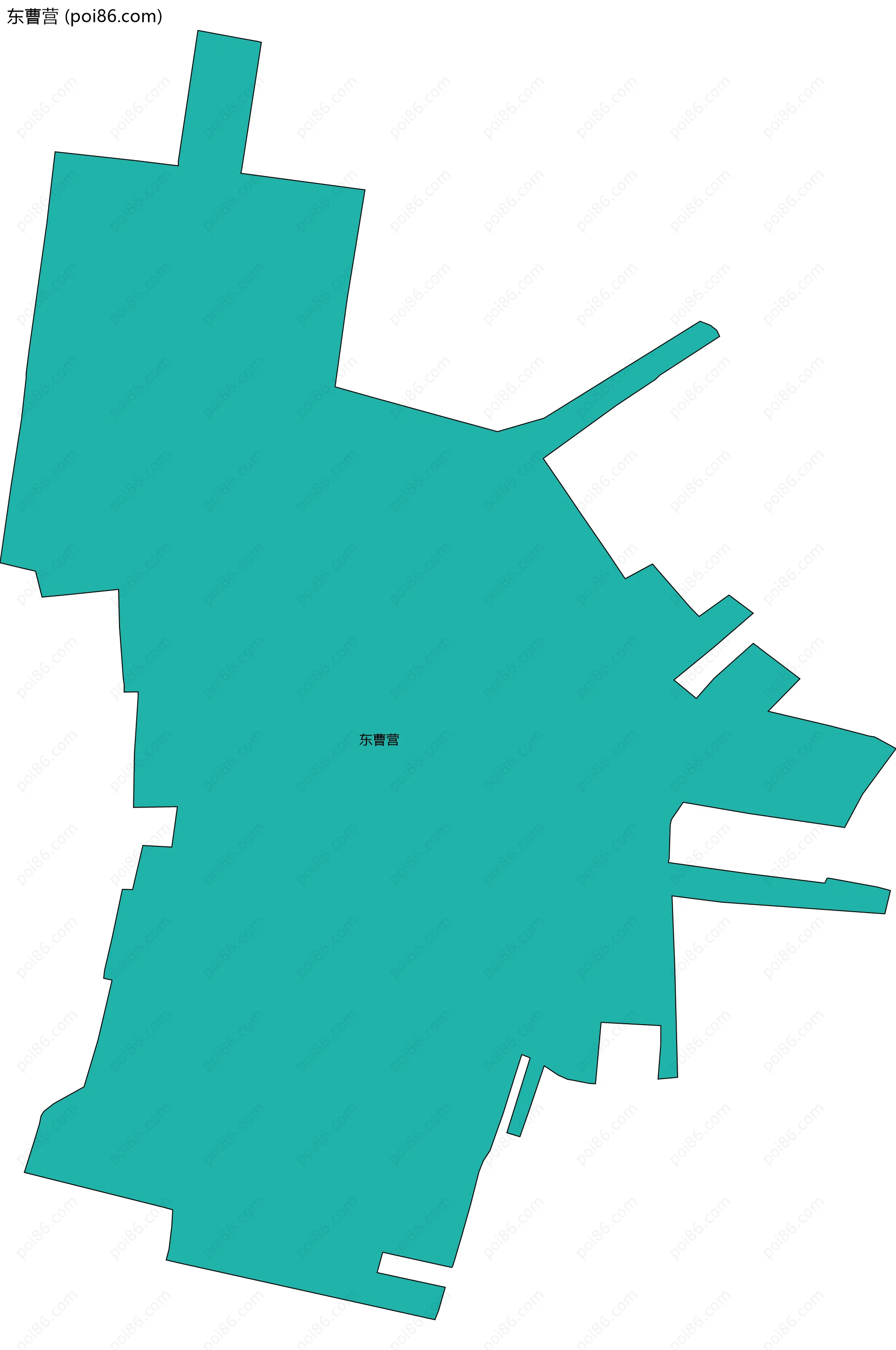 东曹营边界地图