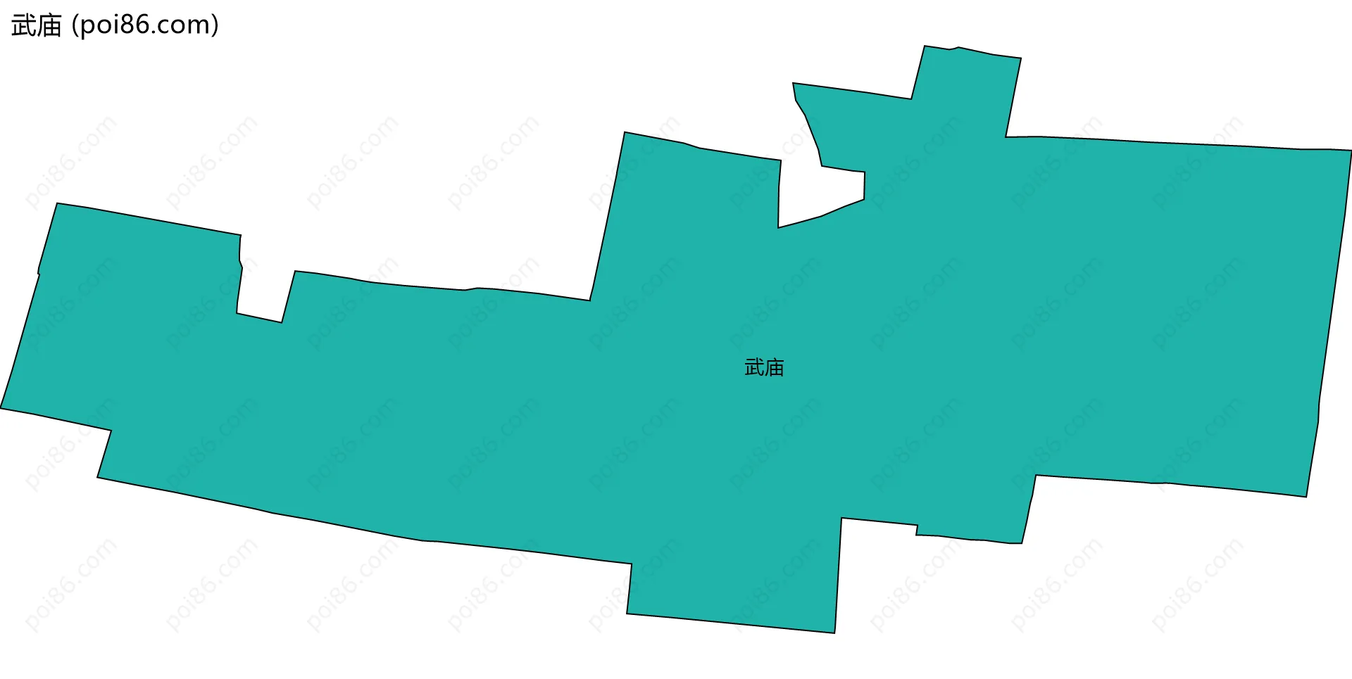 武庙边界地图