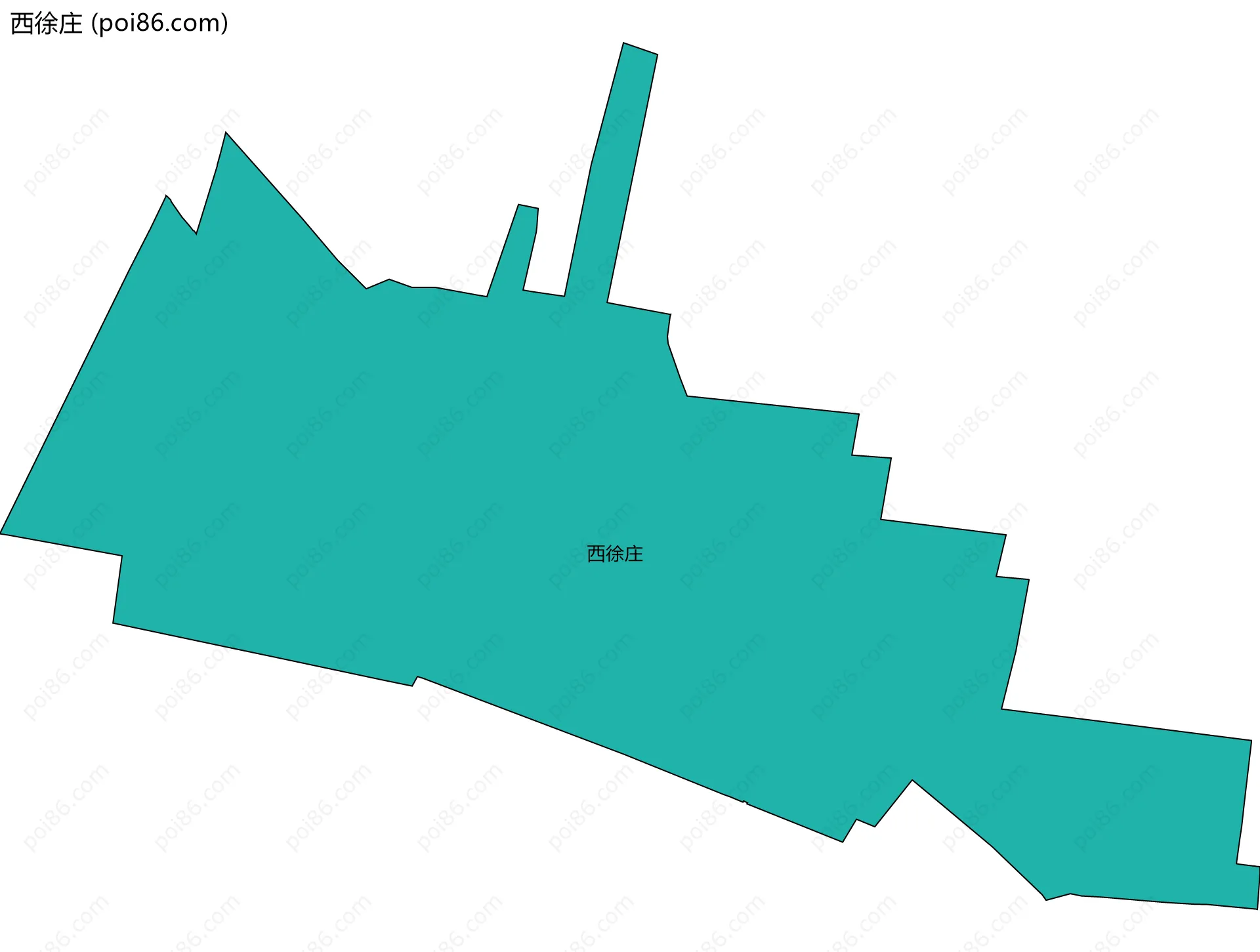 西徐庄边界地图