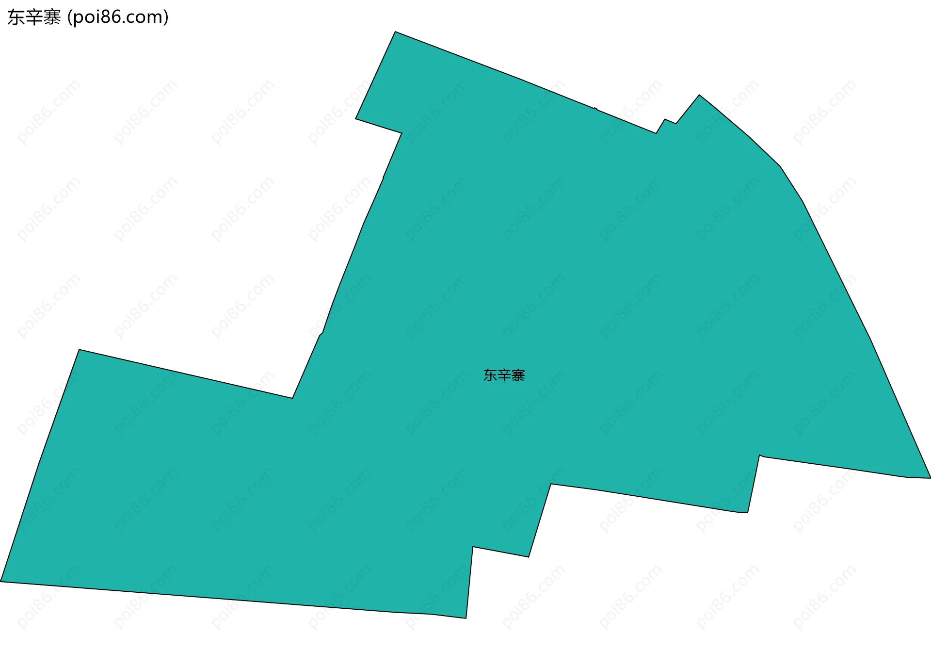 东辛寨边界地图