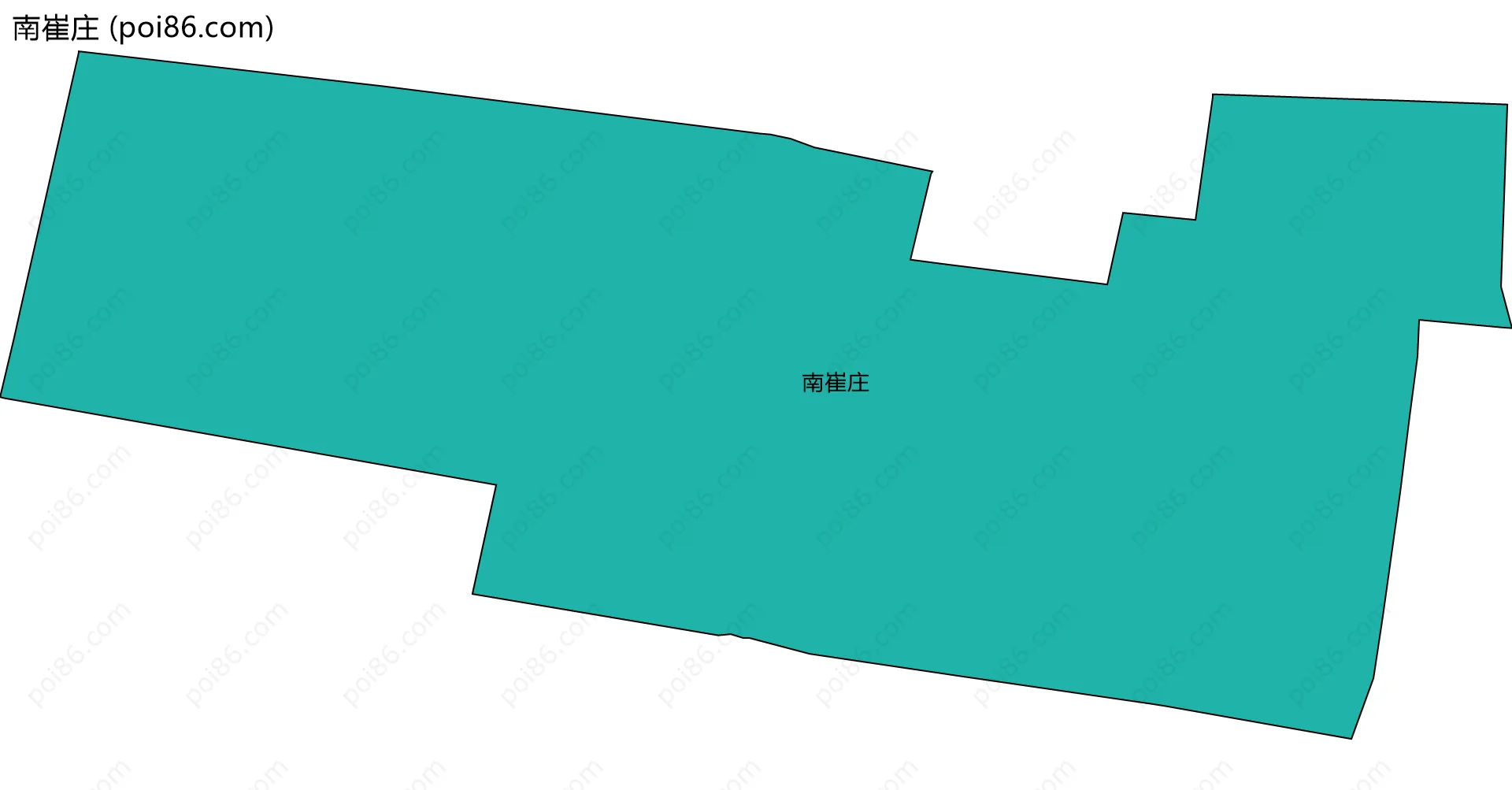 南崔庄边界地图