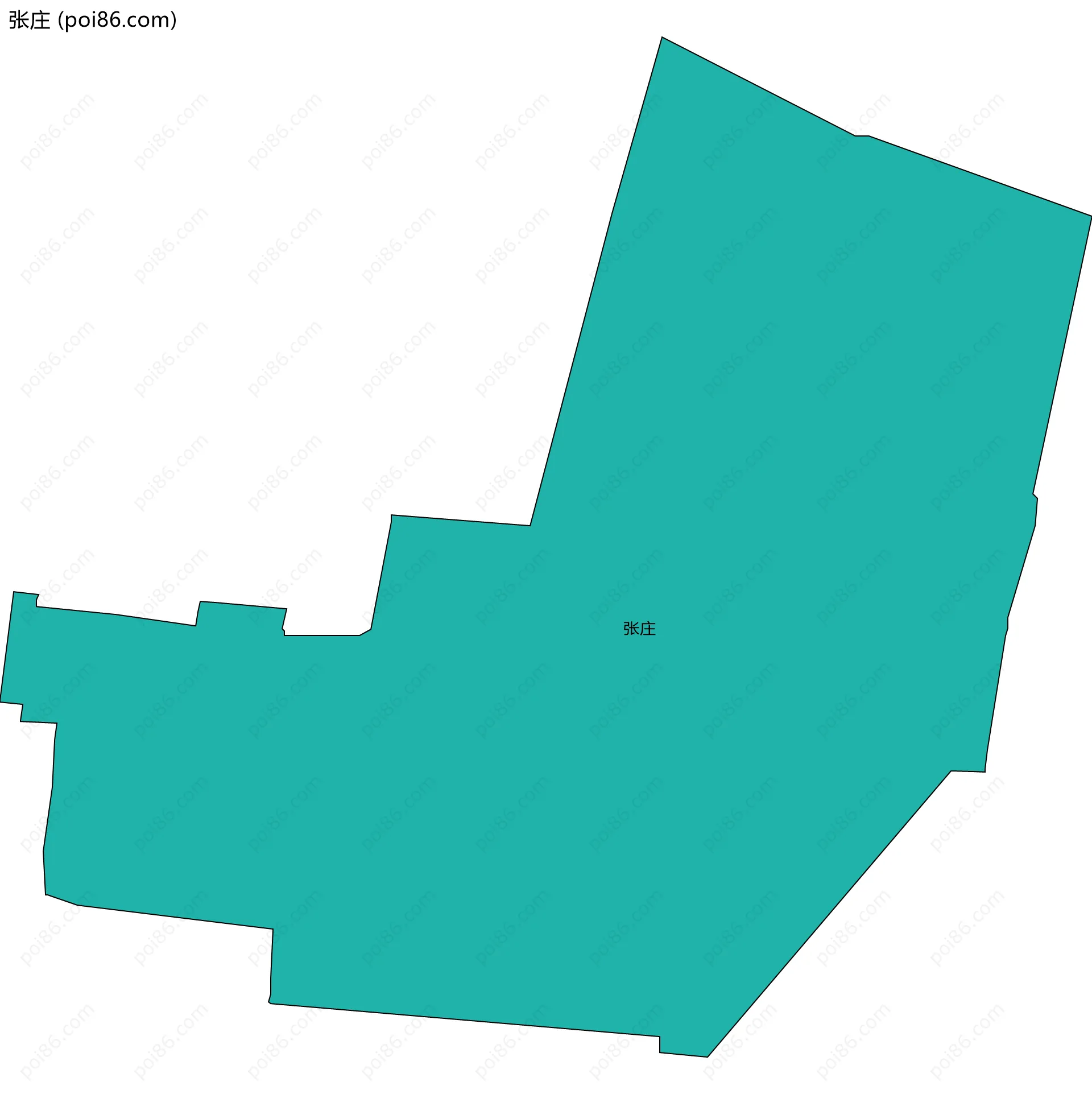 张庄边界地图