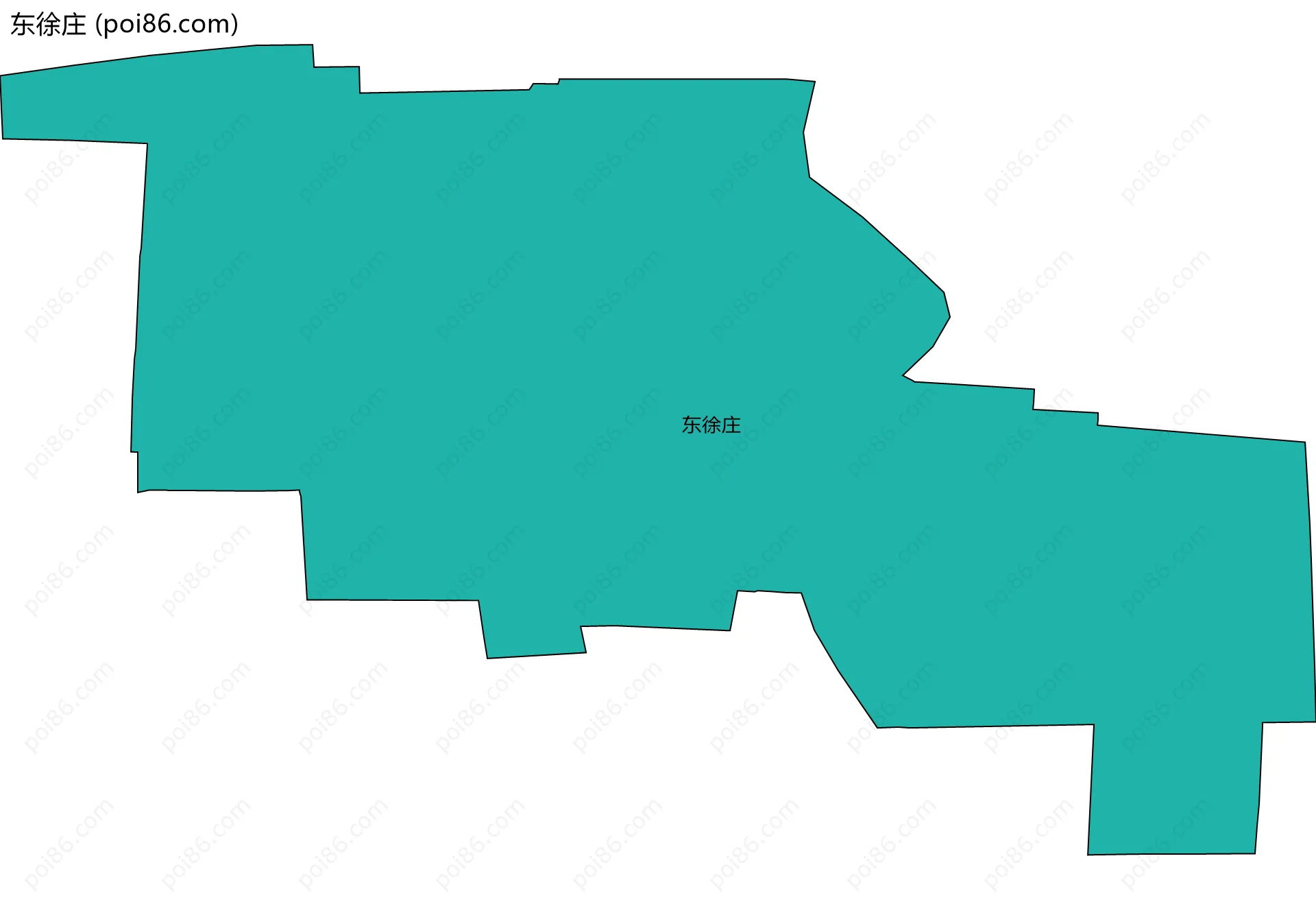 东徐庄边界地图