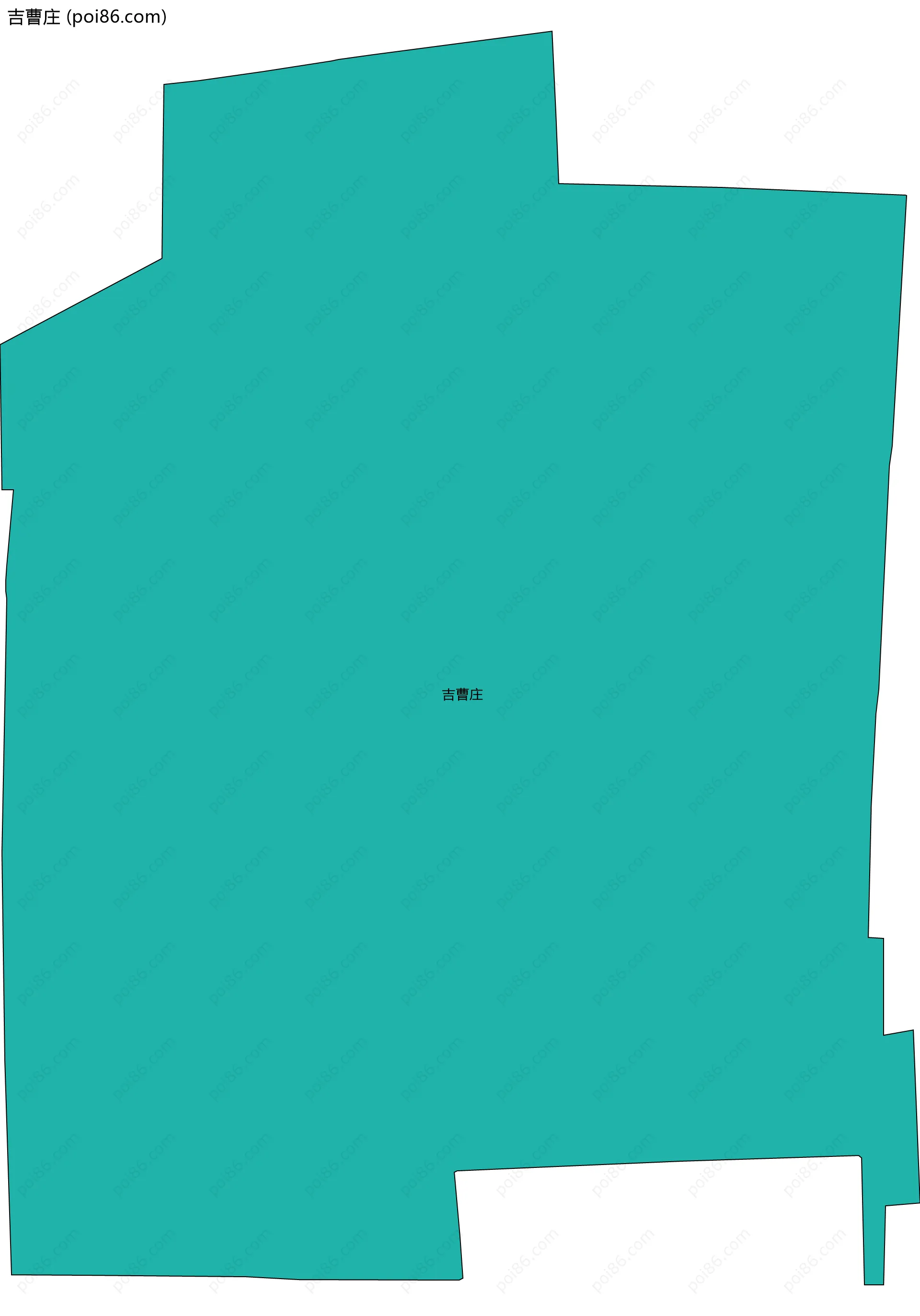 吉曹庄边界地图