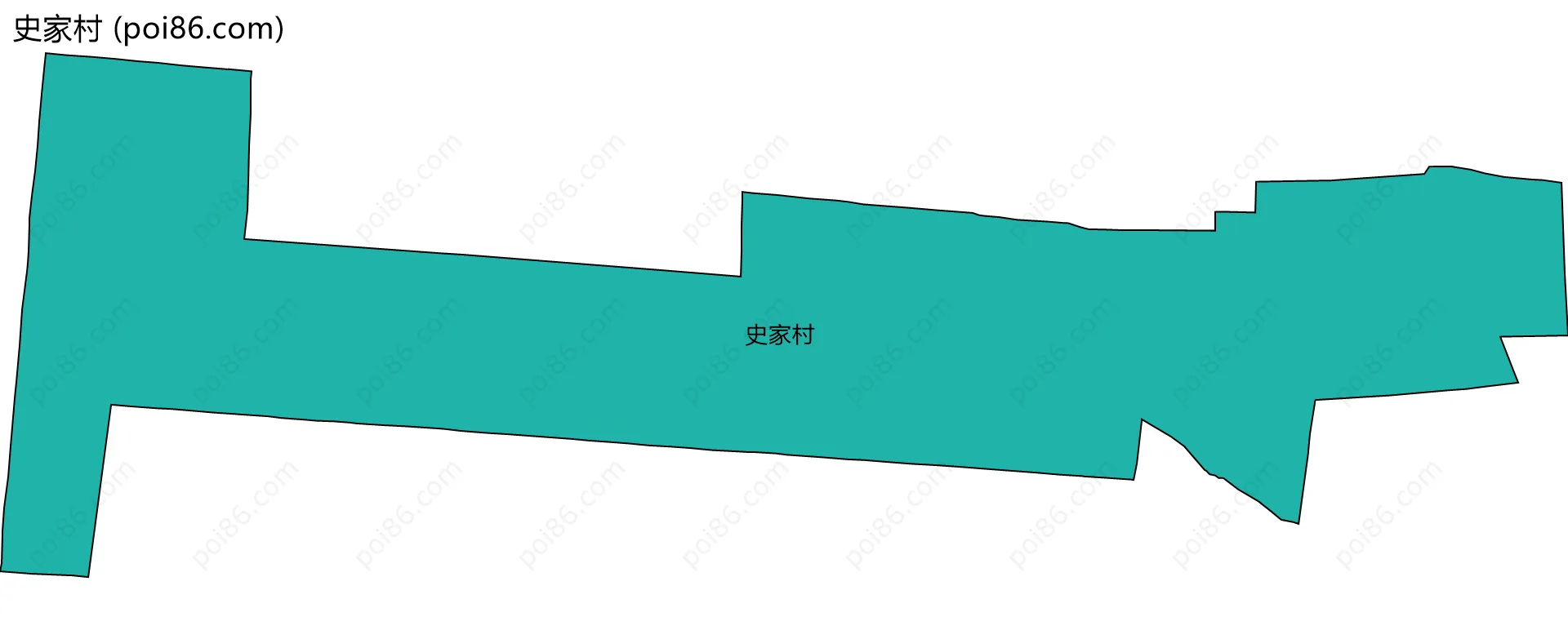 史家村边界地图