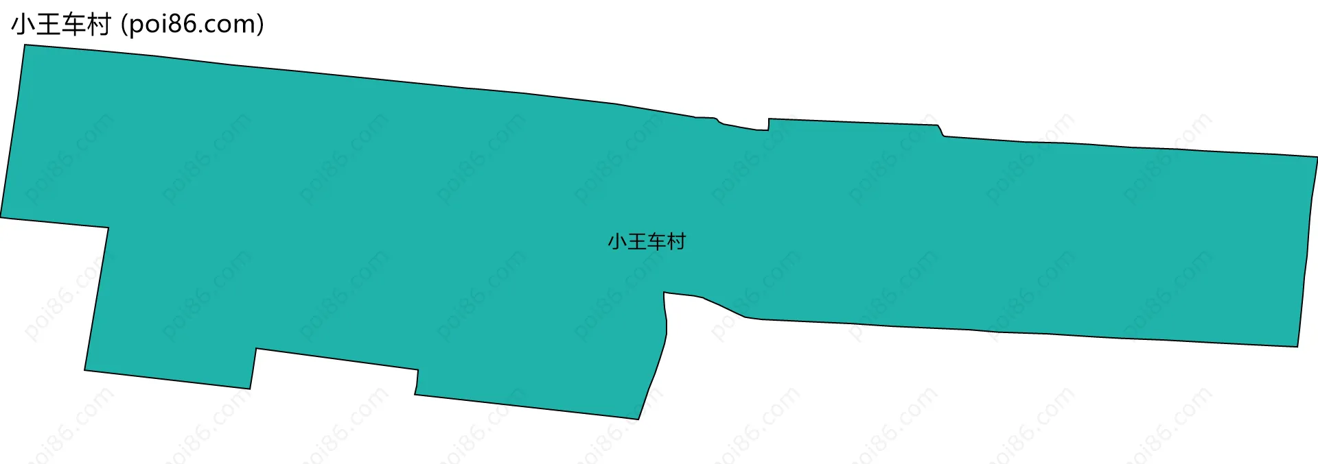 小王车村边界地图