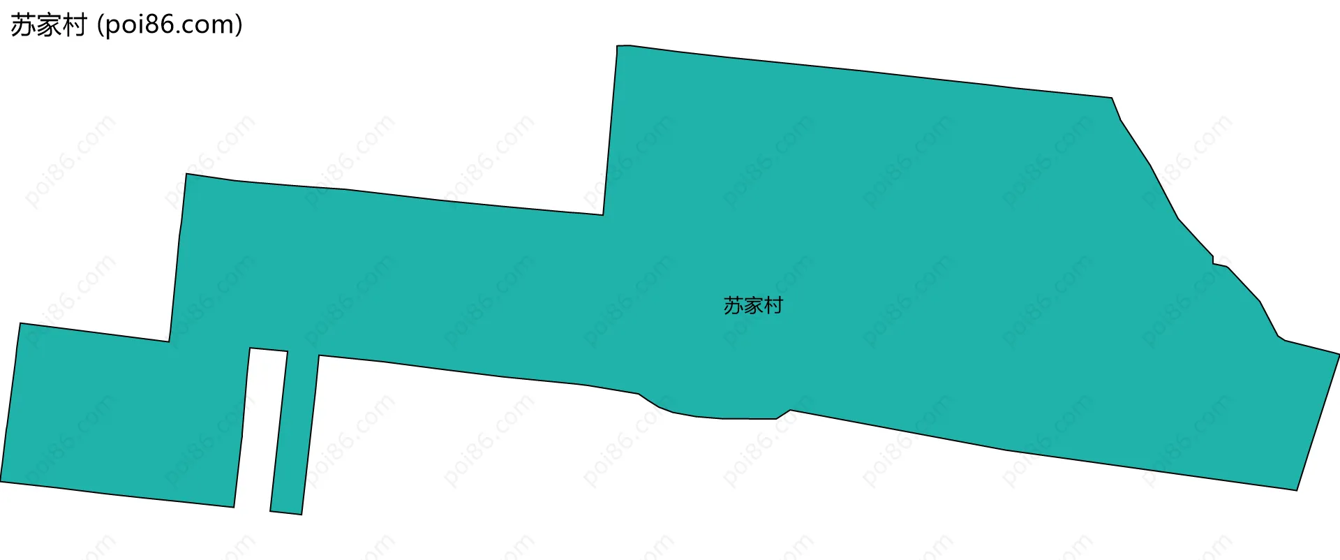 苏家村边界地图