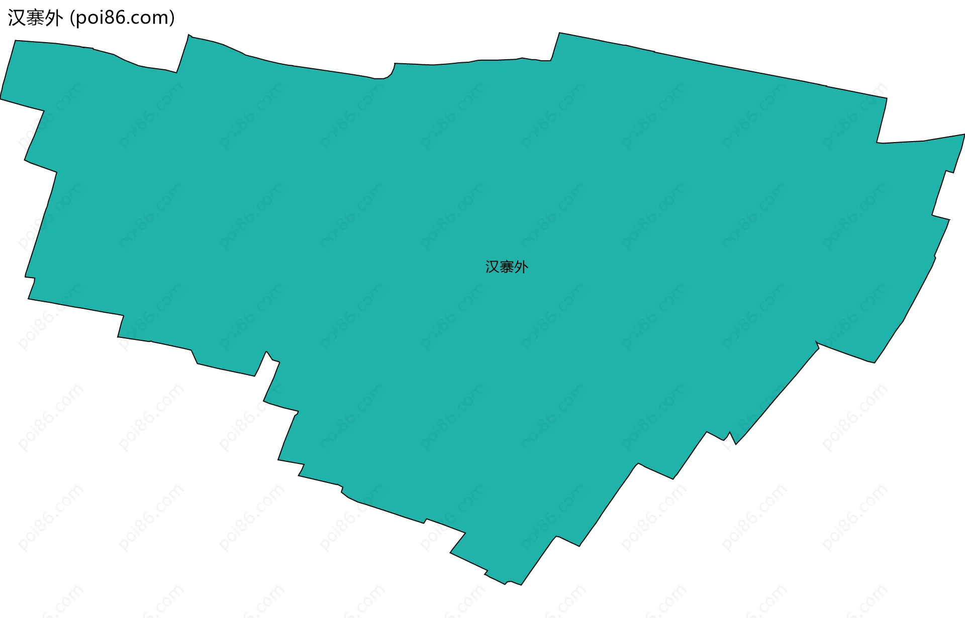 汉寨外边界地图