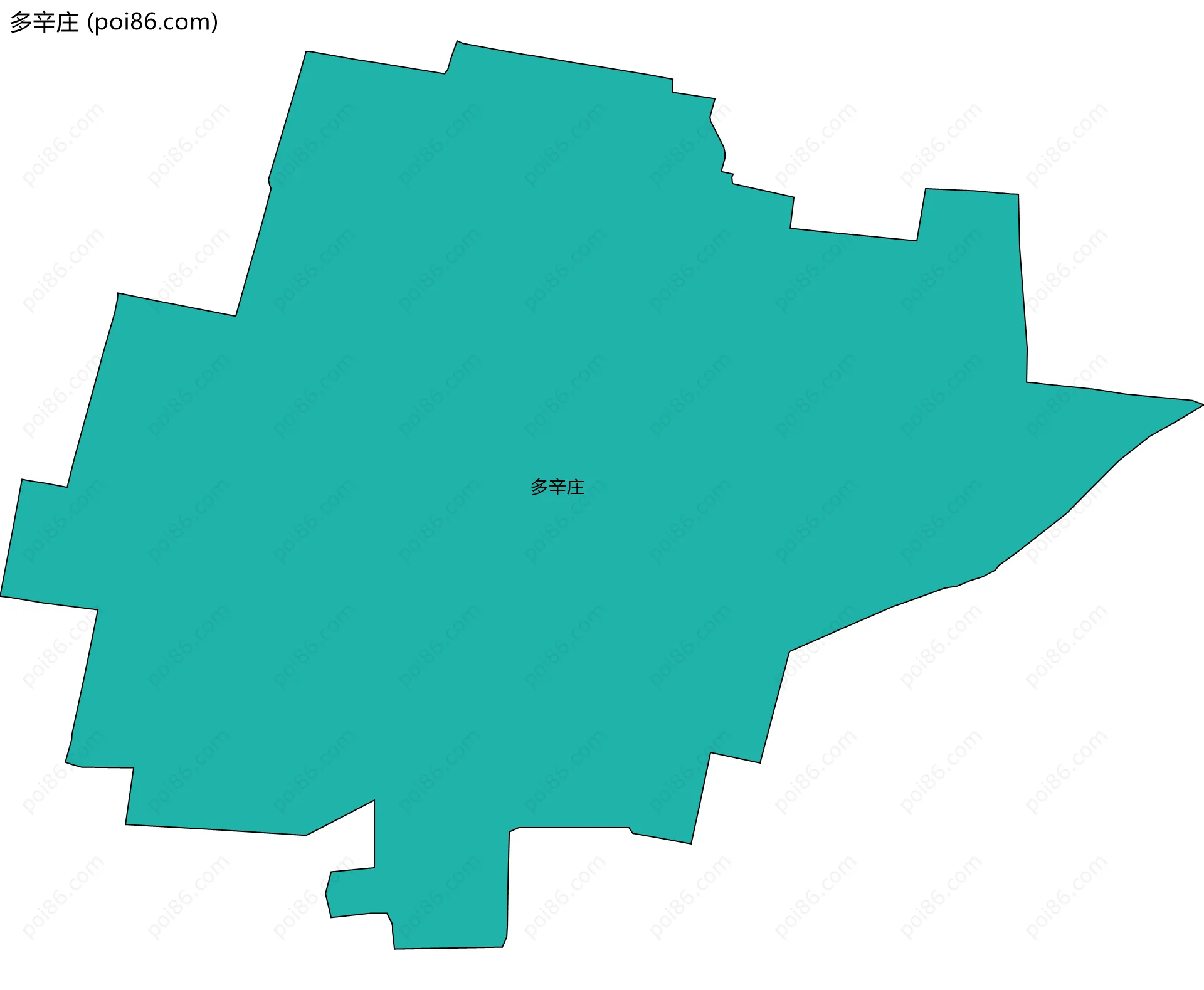 多辛庄边界地图