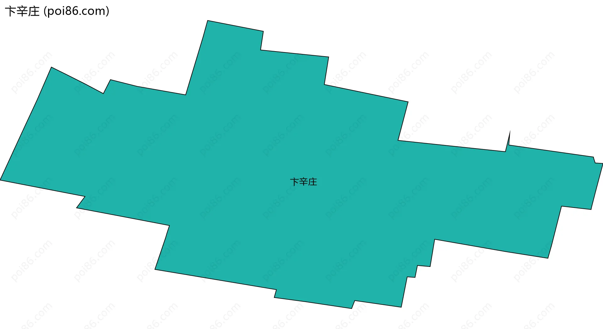 卞辛庄边界地图