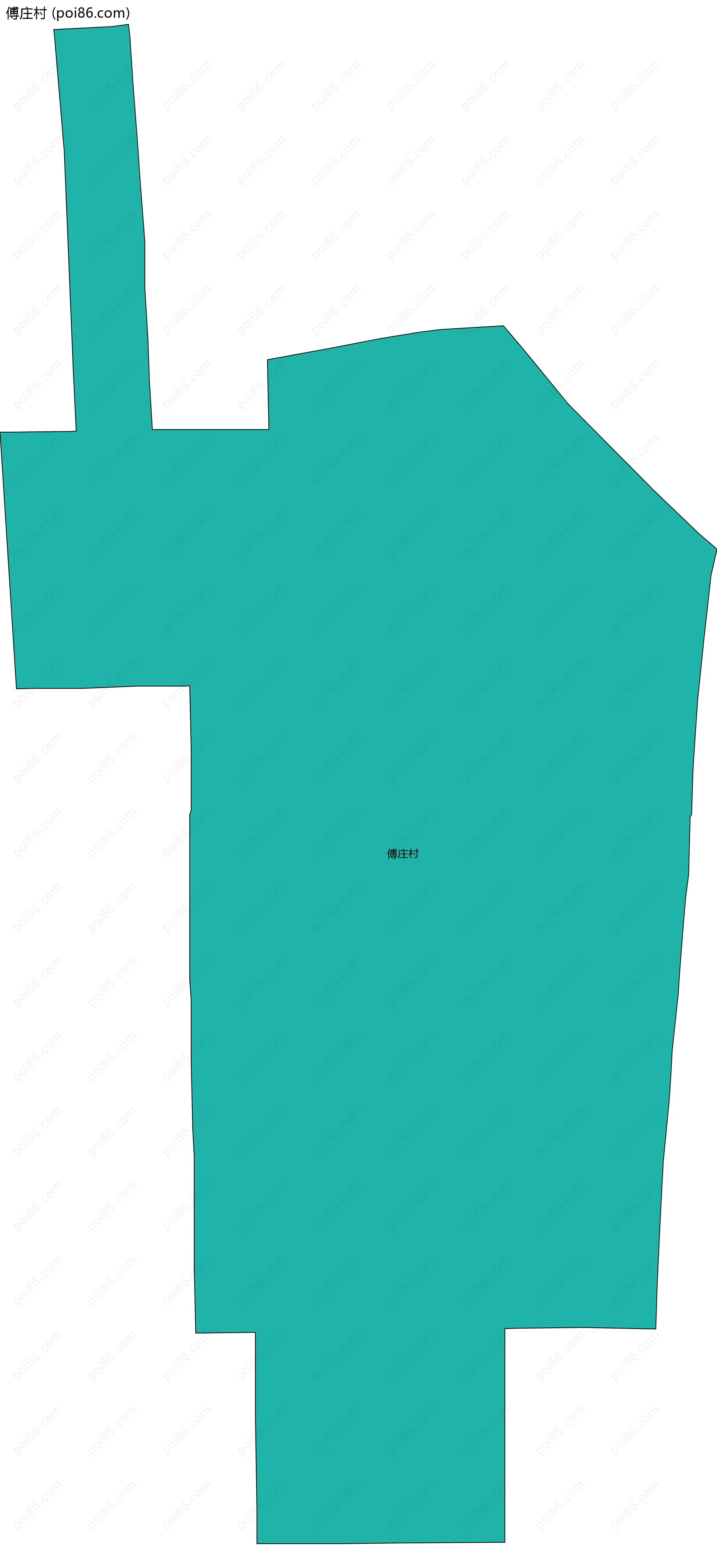 傅庄村边界地图