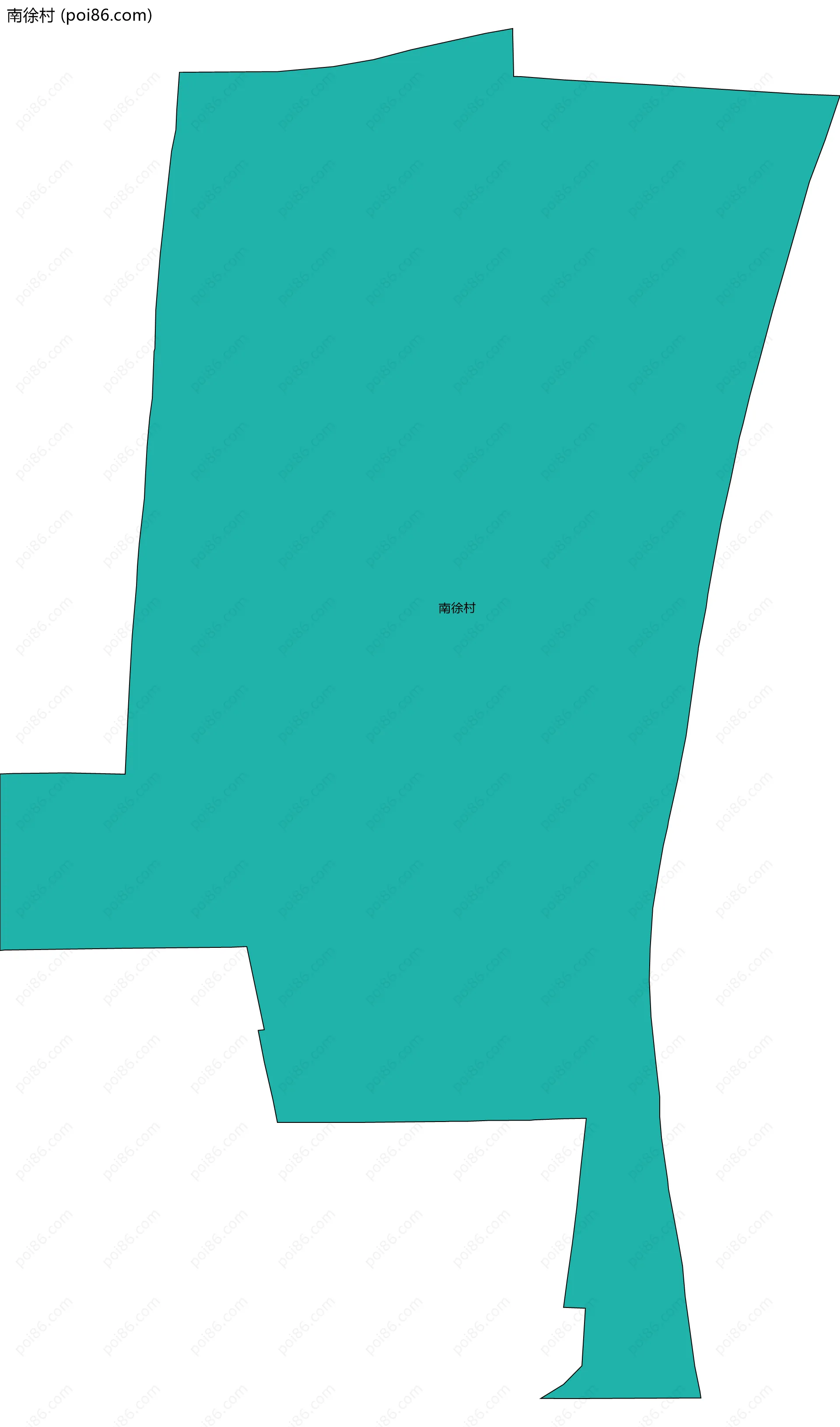 南徐村边界地图