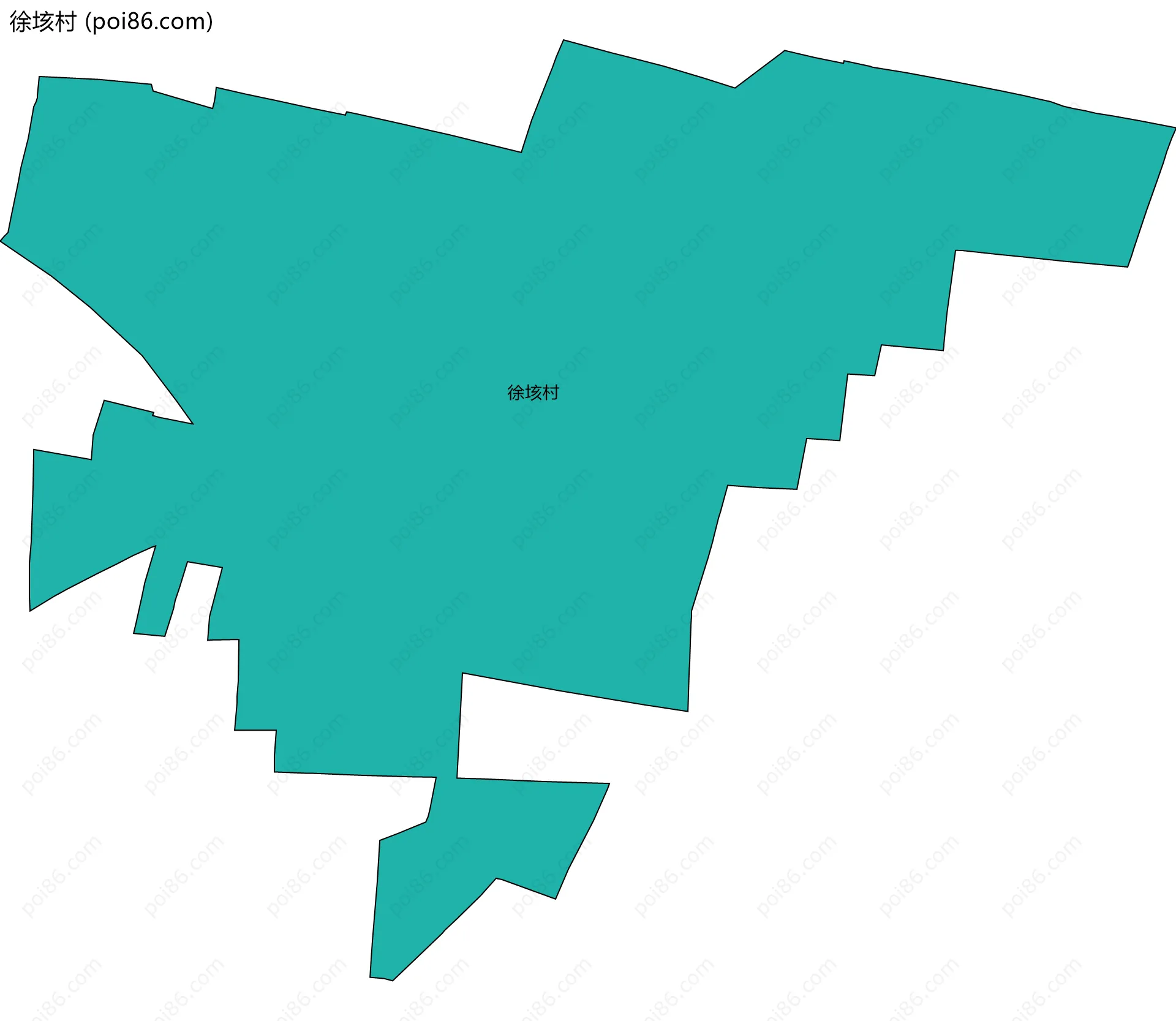 徐垓村边界地图