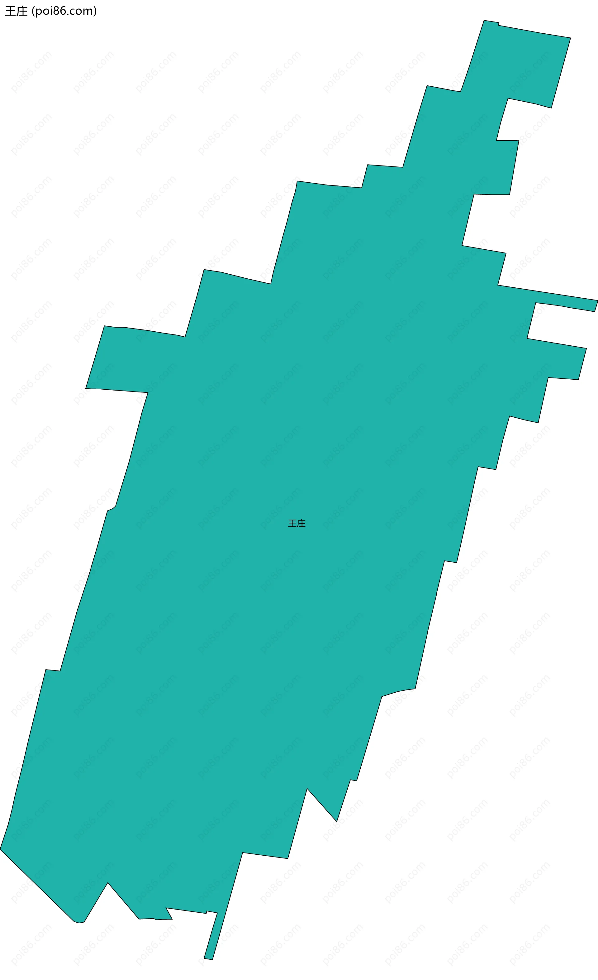 王庄边界地图