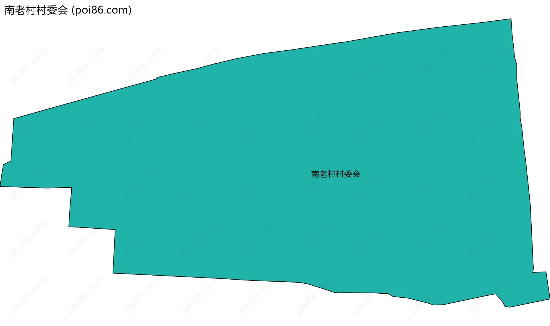 南老村村委会边界地图