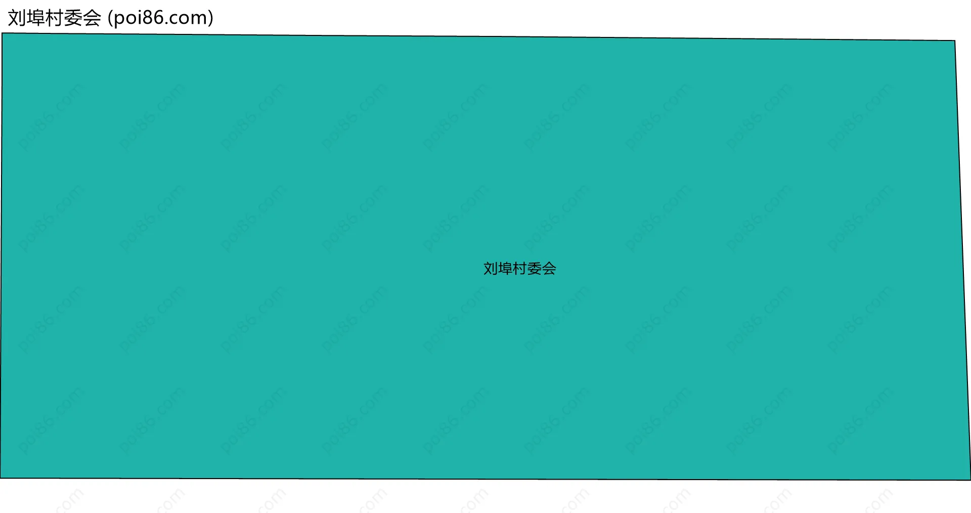 刘埠村委会边界地图