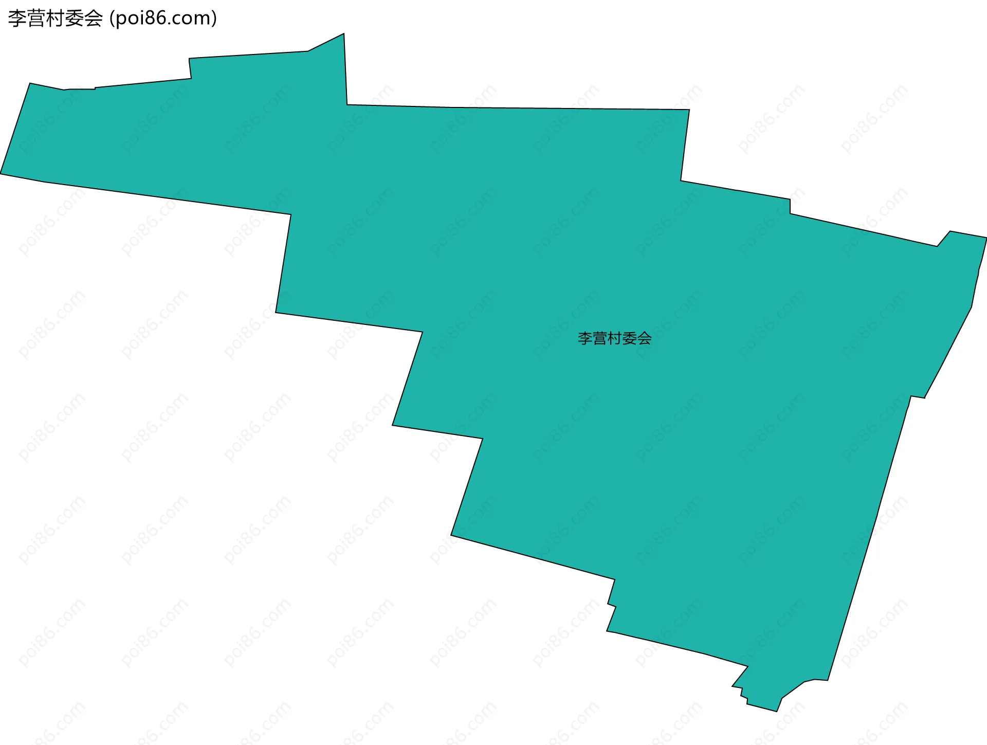 李营村委会边界地图