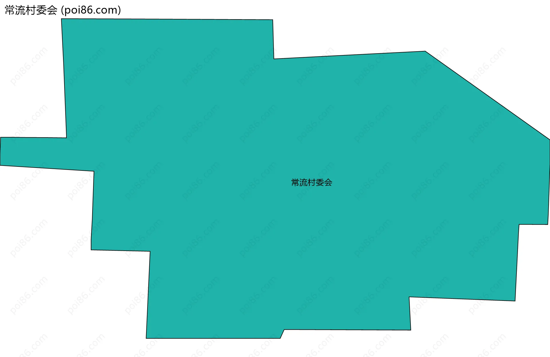 常流村委会边界地图